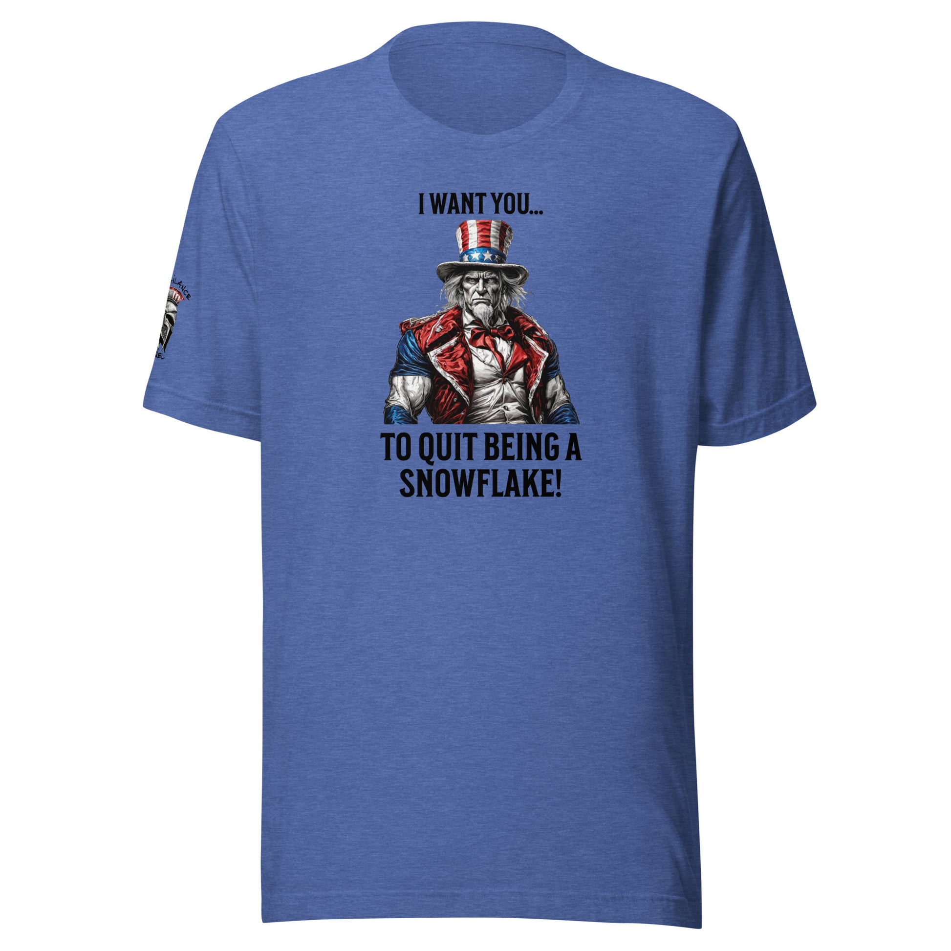 Quit Being a Snowflake Classic T-shirt Heather True Royal