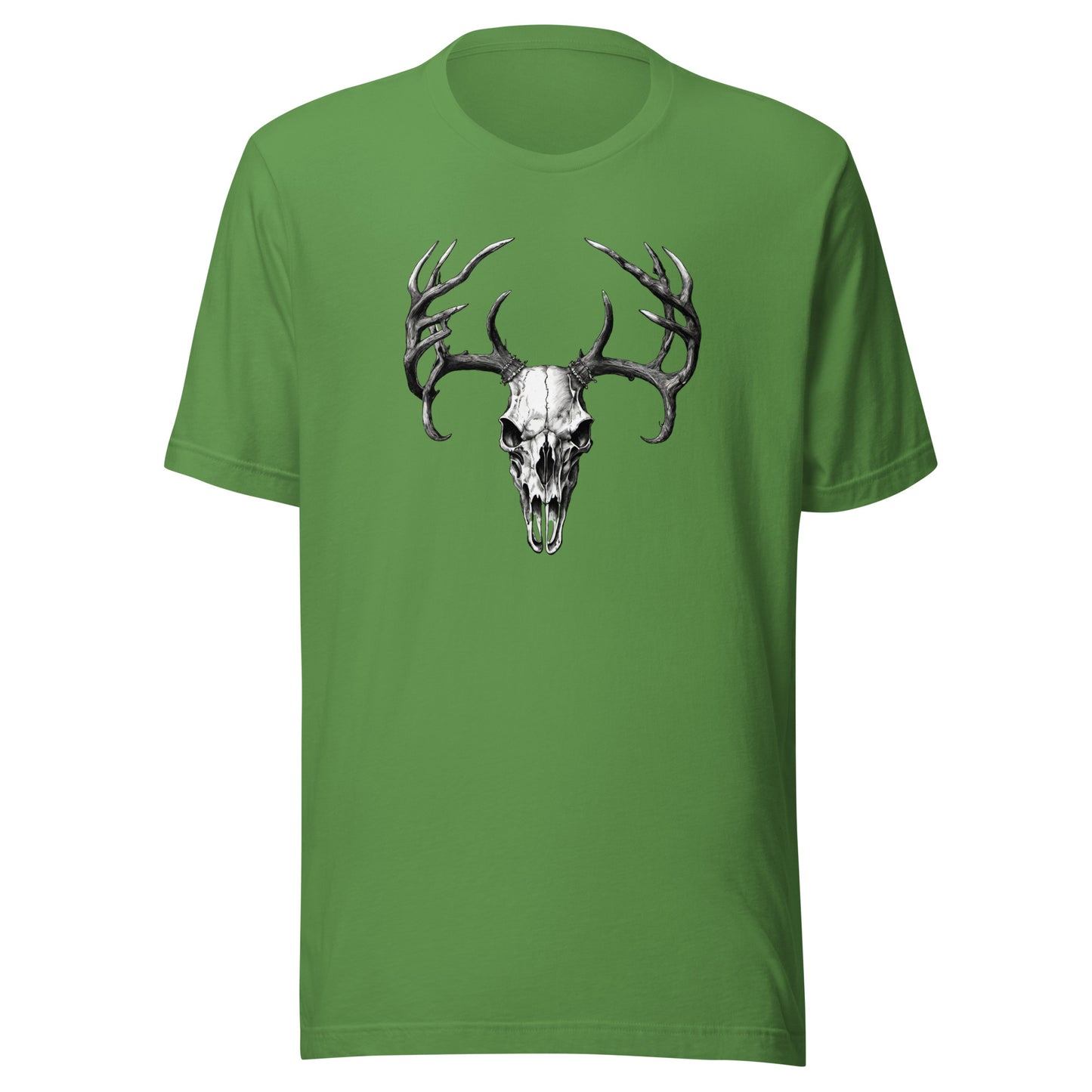 Deer Skull Men's T-Shirt Leaf