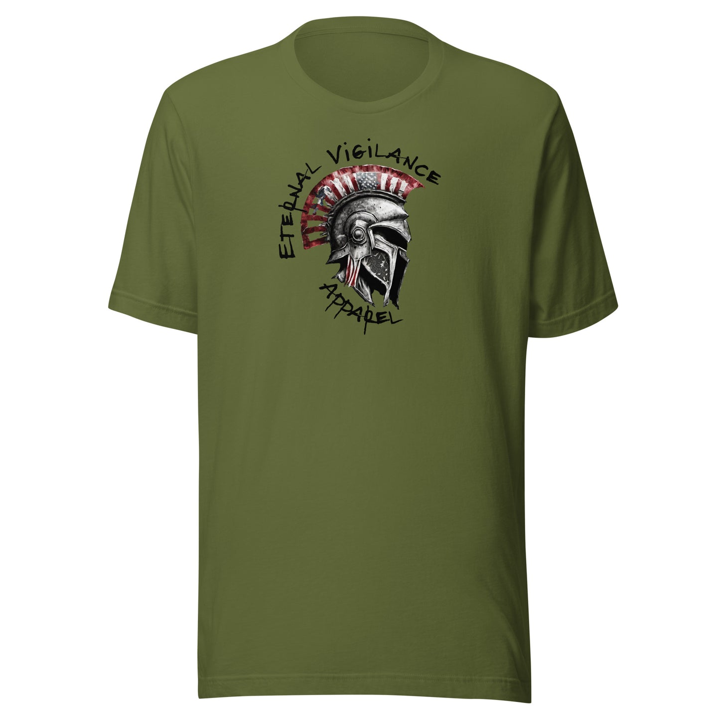 Eternal Vigilance Spartan Logo Classic T-Shirt Olive
