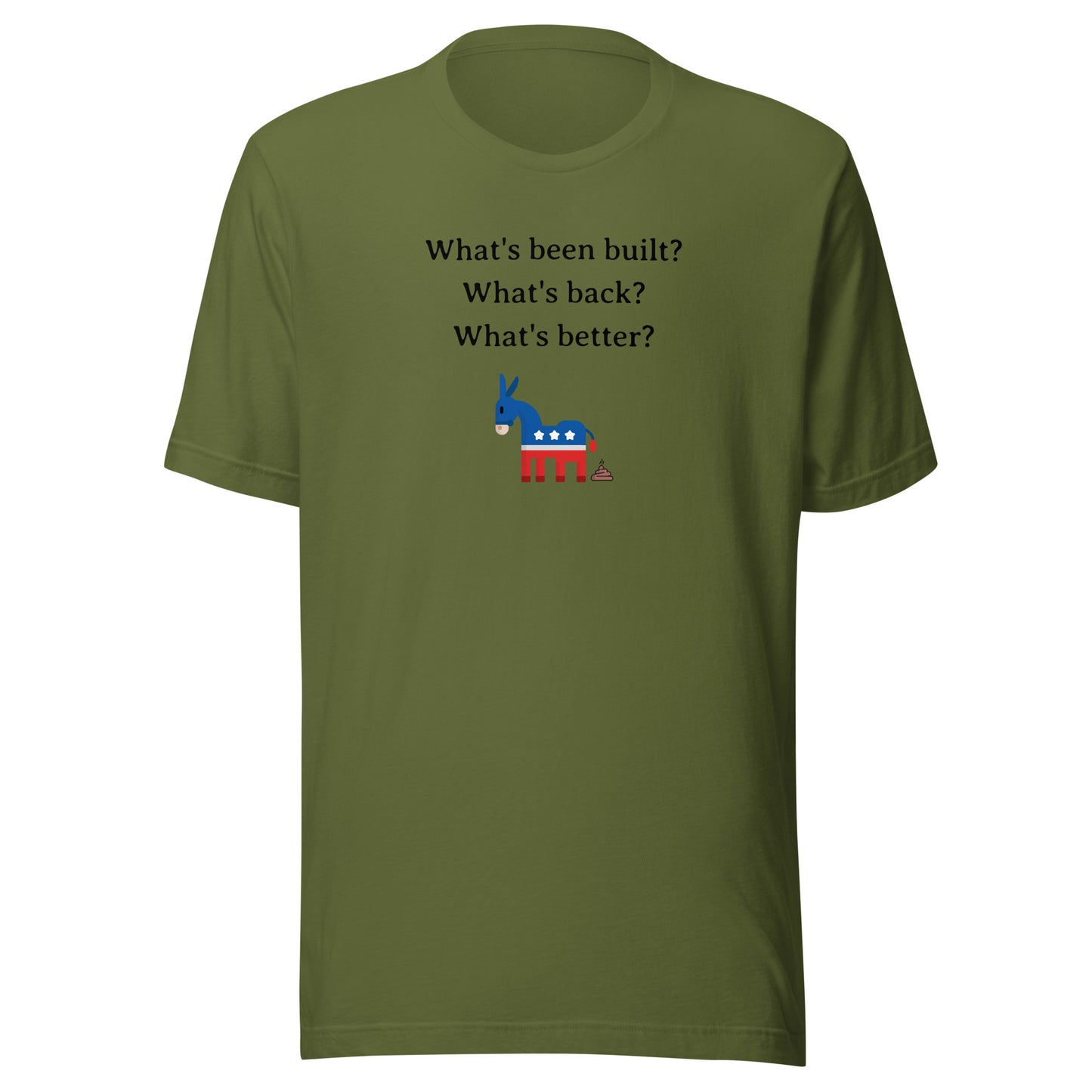 Liberal Lies Graphic T-Shirt Olive