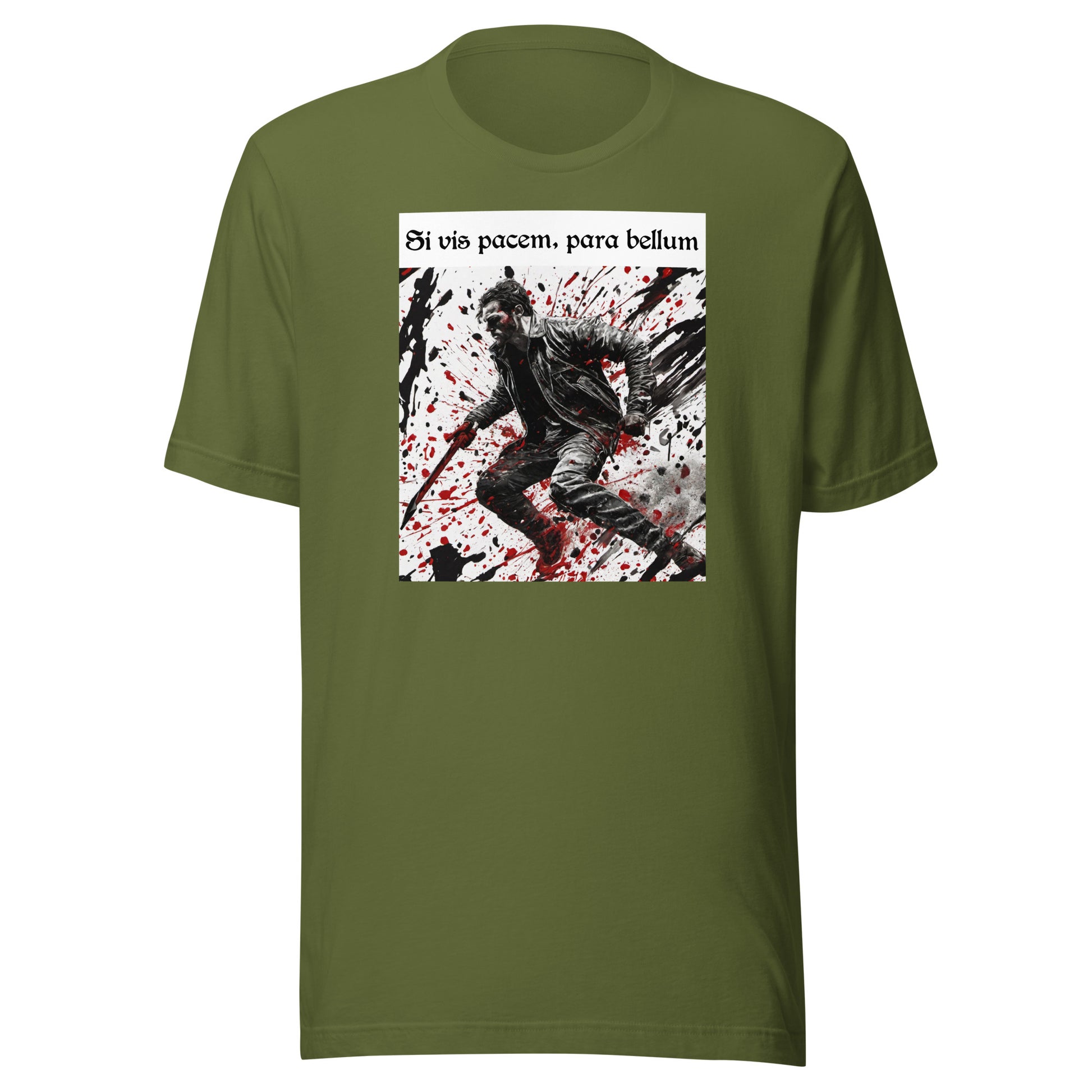If You Want Peace, Prepare for War Men's Graphic T-Shirt Olive