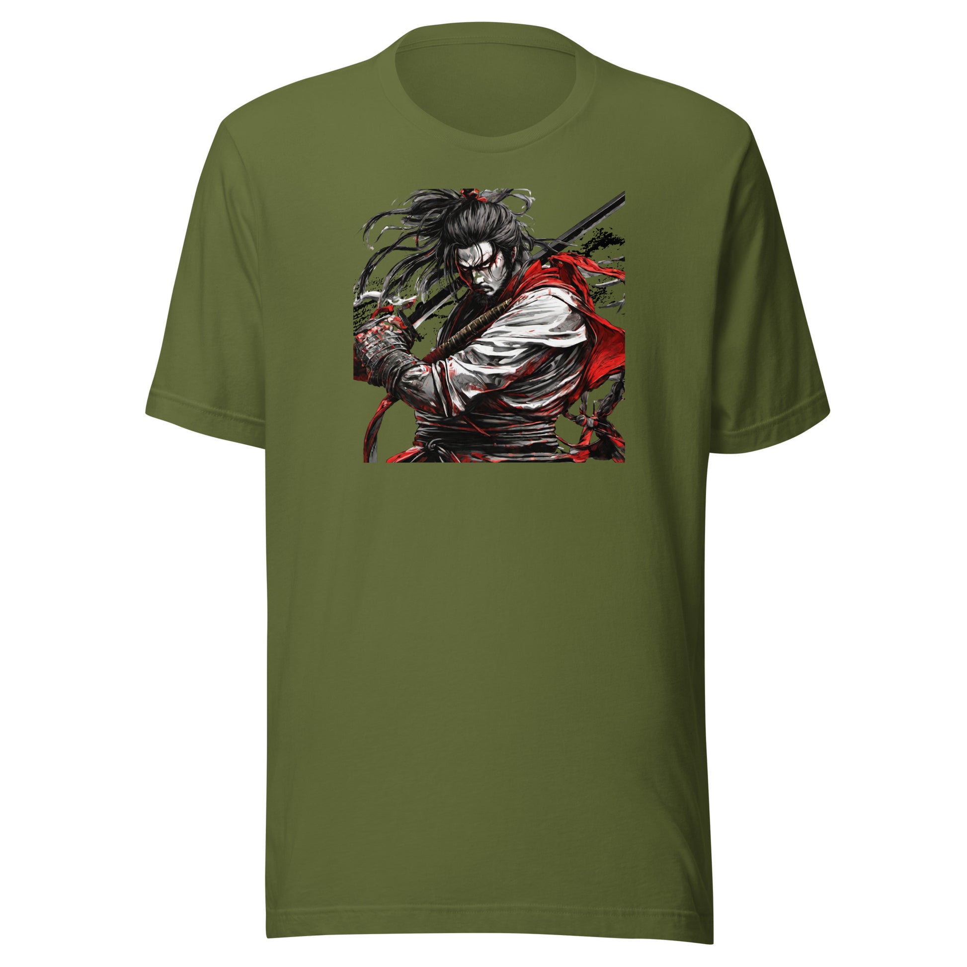 Graceful Warrior Men's Graphic T-Shirt Olive