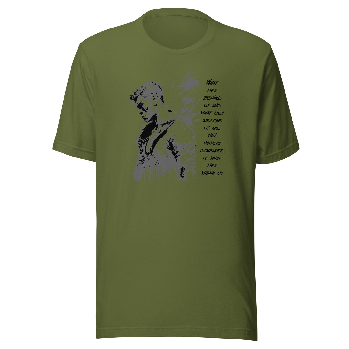 What Lies Within Us Men's Graphic T-Shirt Olive