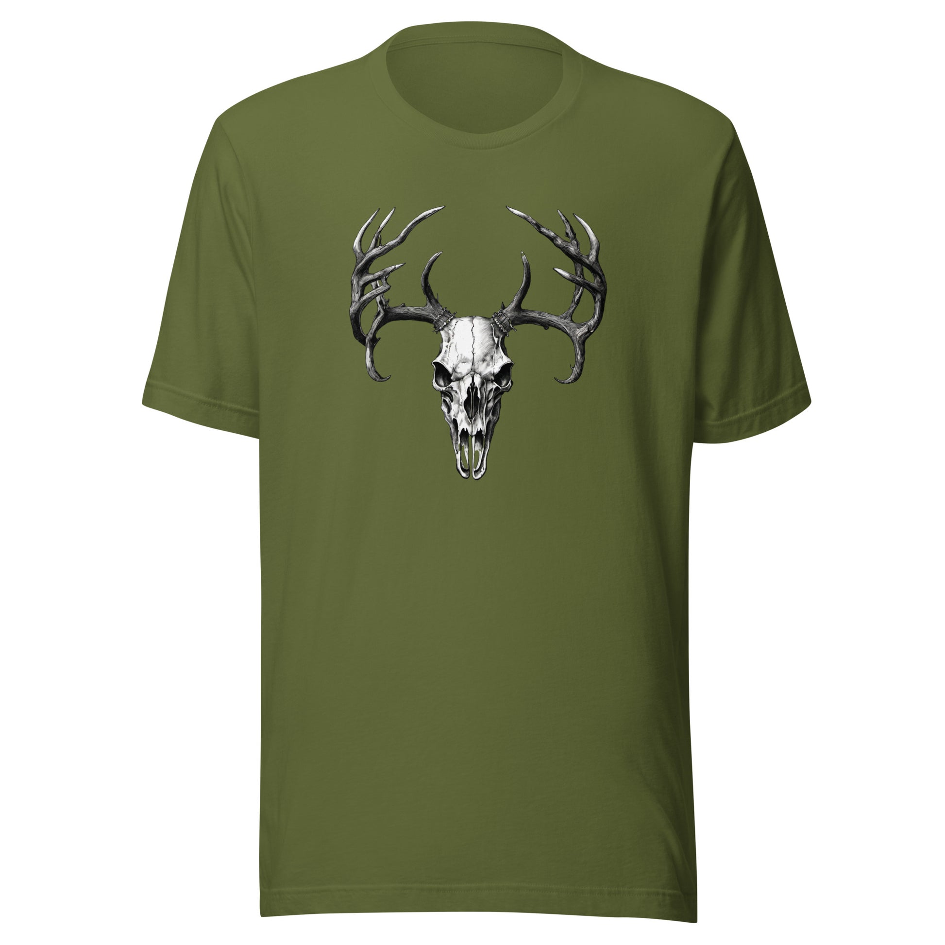 Deer Skull Men's T-Shirt Olive