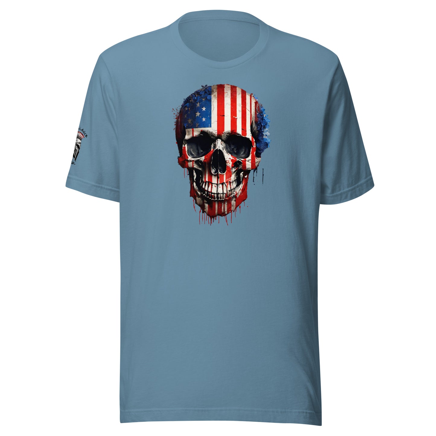 Skull Classic T-shirt Steel Blue