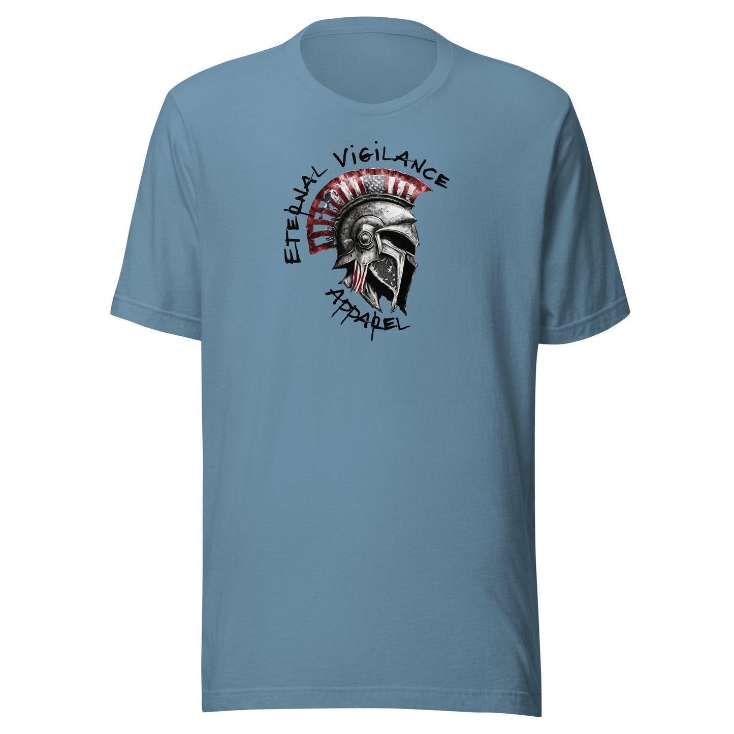 Eternal Vigilance Spartan Logo Classic T-Shirt Steel Blue