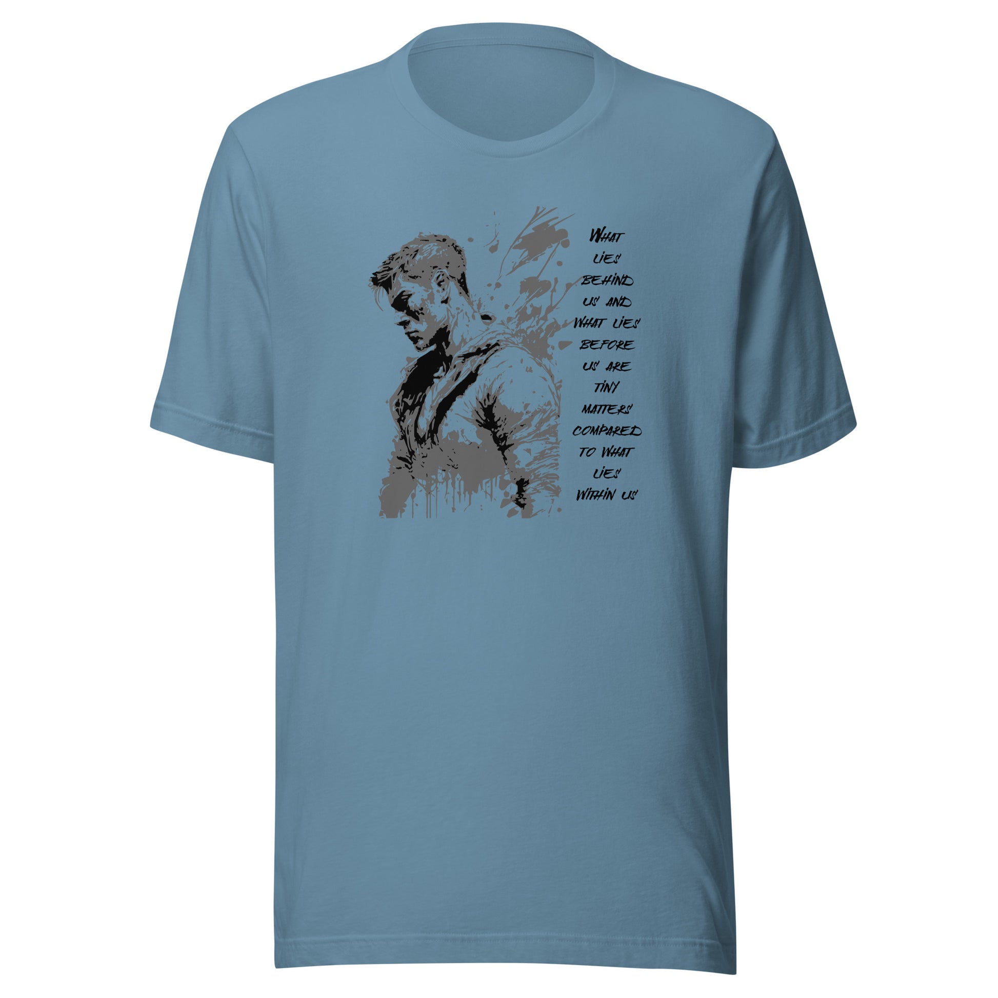 What Lies Within Us Men's Graphic T-Shirt Steel Blue
