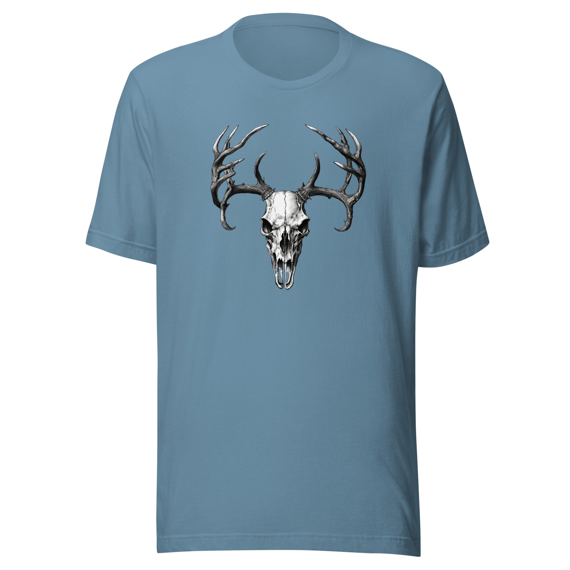 Deer Skull Men's T-Shirt Steel Blue