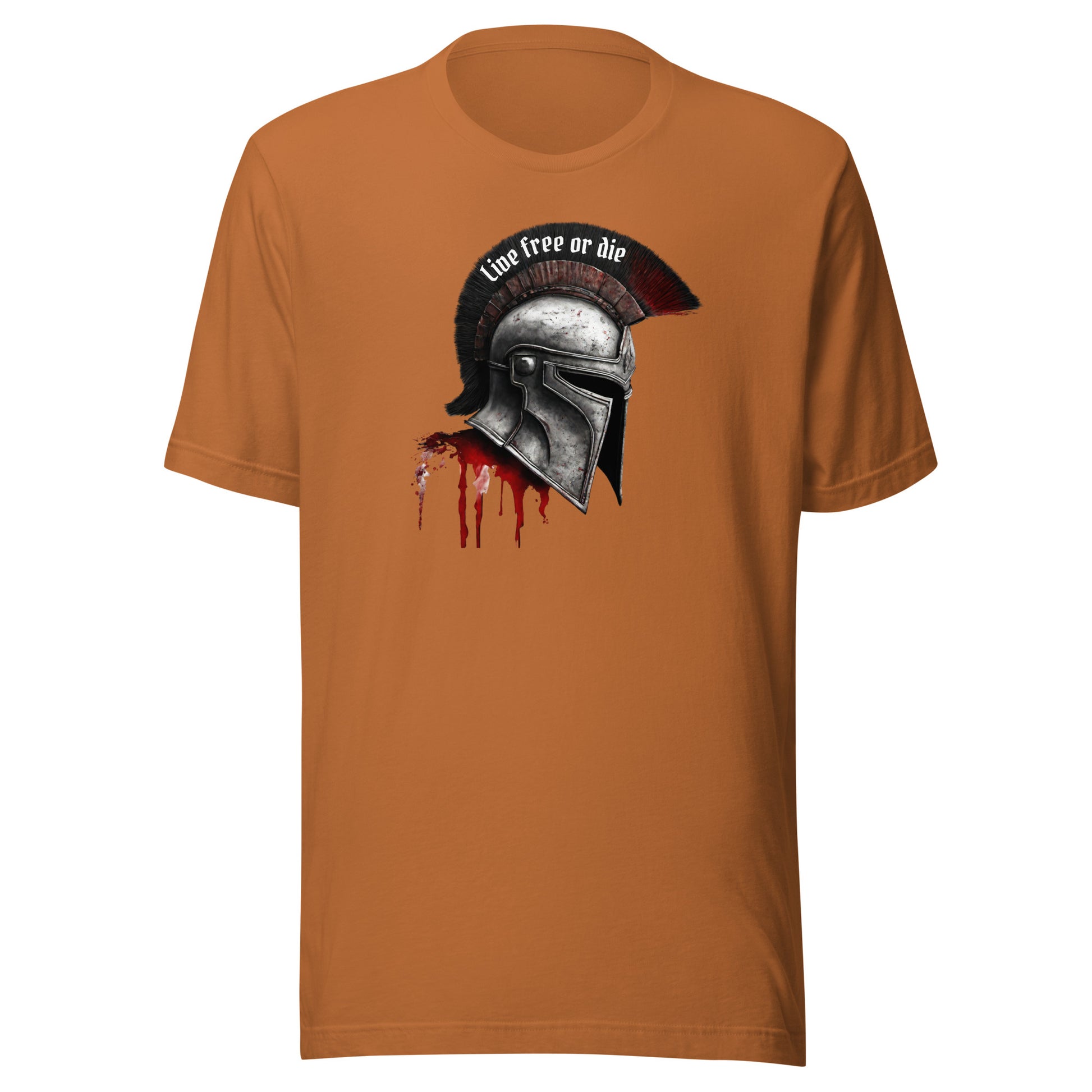 Live Free Spartan Men's Graphic T-Shirt Toast