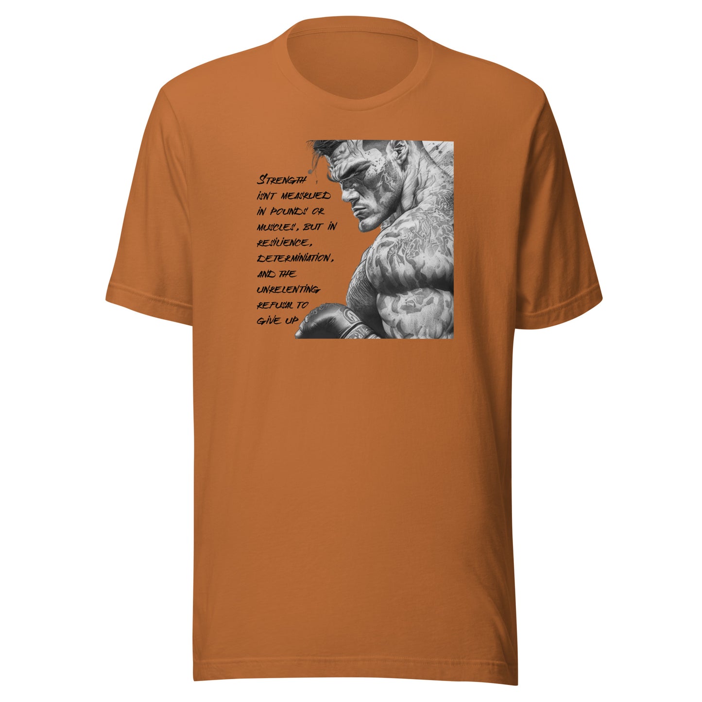 Strength and Determination Men's Graphic T-Shirt Toast