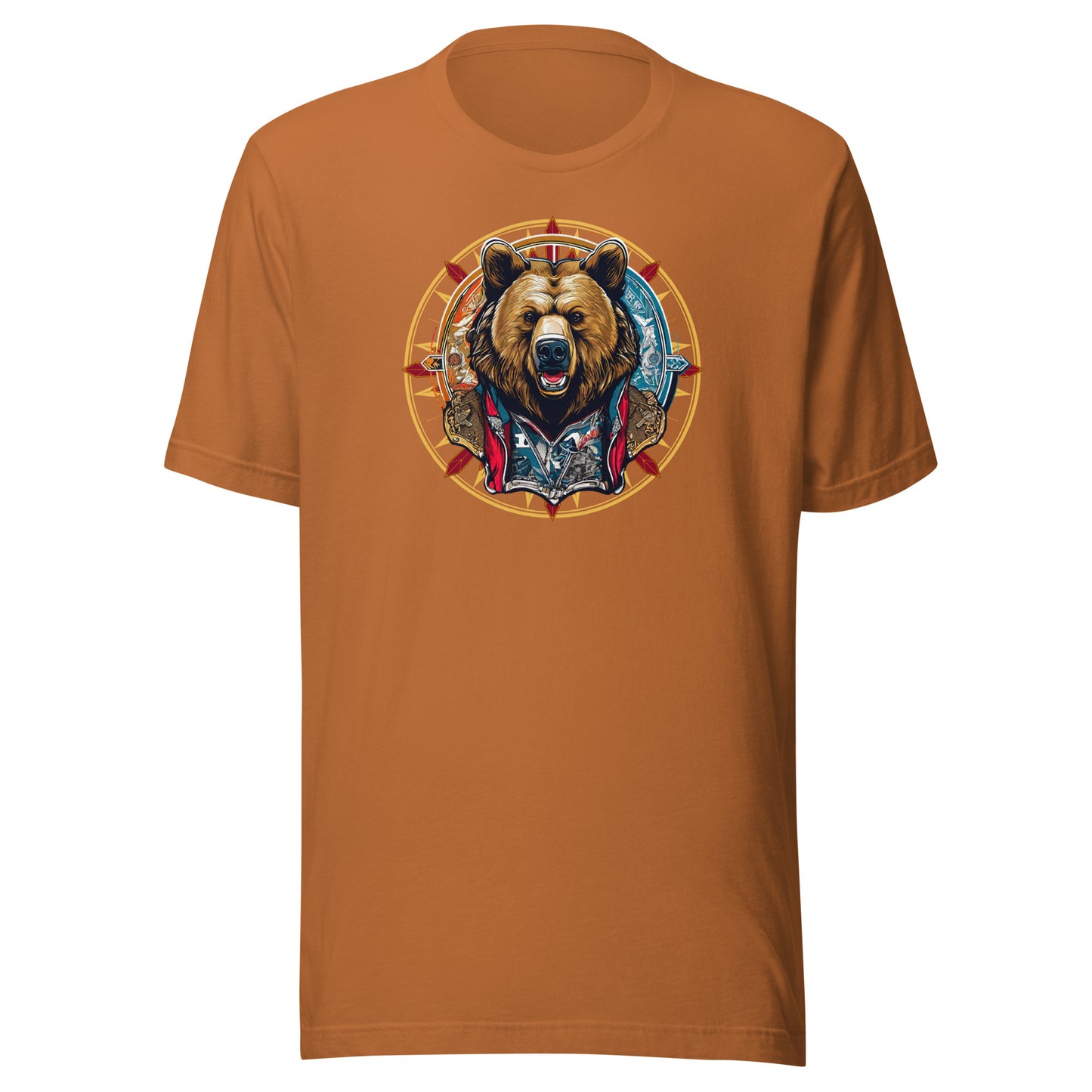 Bear Emblem Men's Graphic T-Shirt Toast