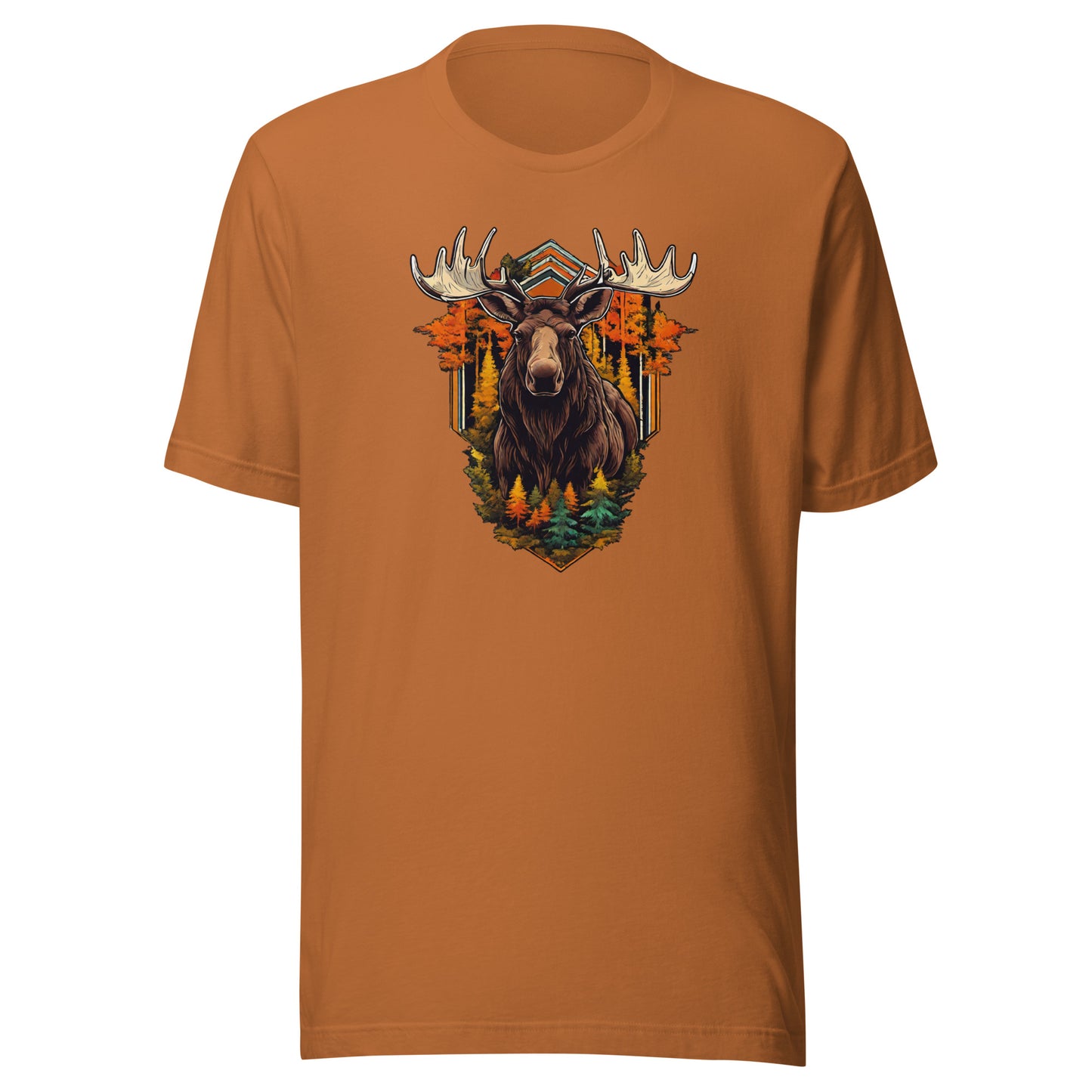 Moose & Forest Emblem Men's T-Shirt Toast