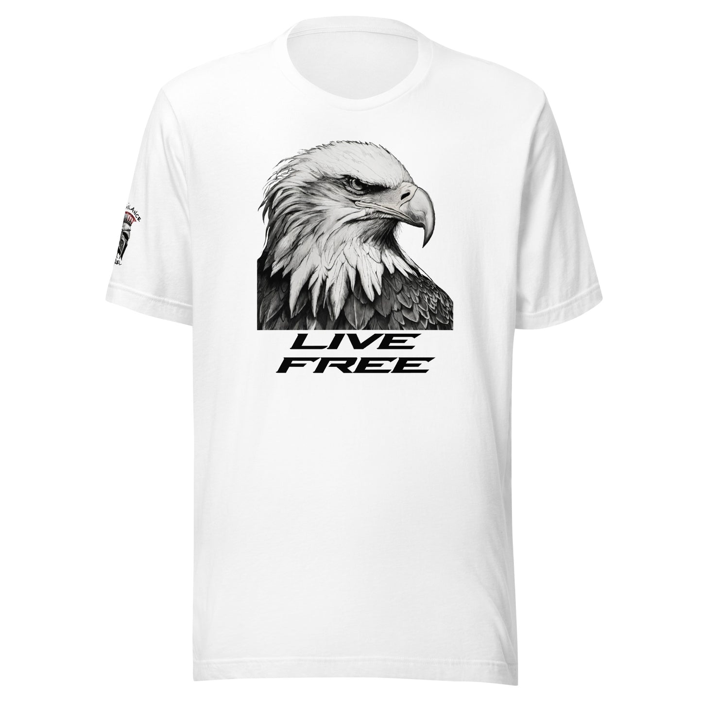 Live Free Classic Tshirt White