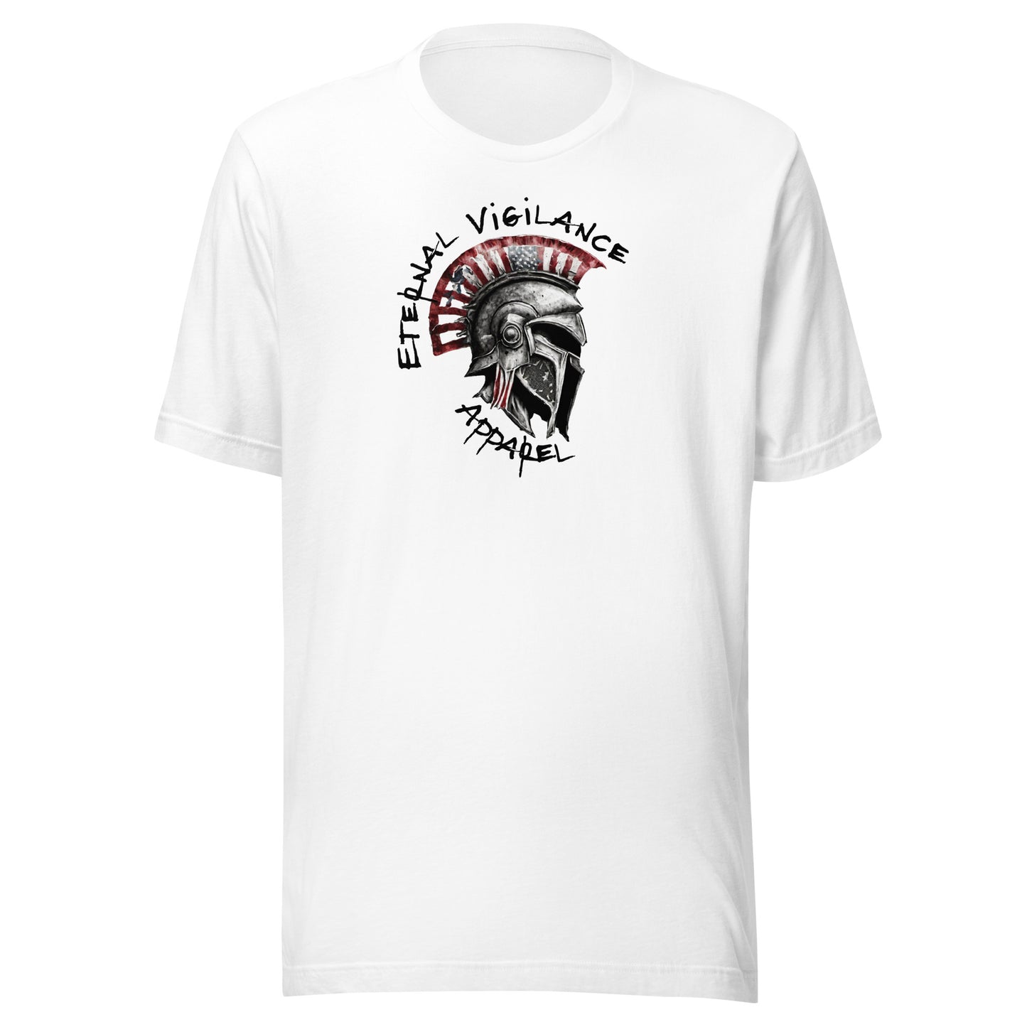 Eternal Vigilance Spartan Logo Classic T-Shirt White