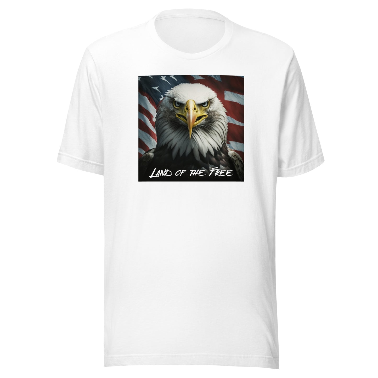 Land of the Free Graphic T-Shirt White