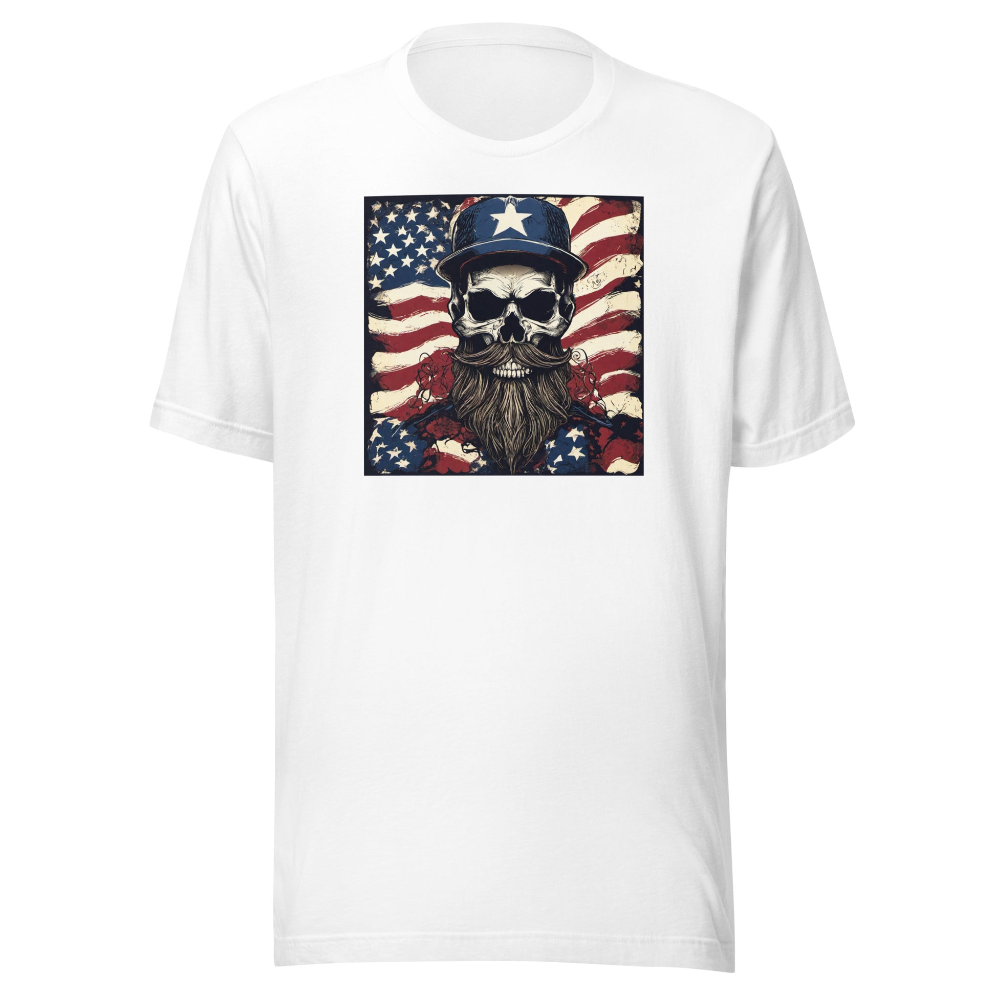 Handsome American Reaper Graphic T-Shirt White