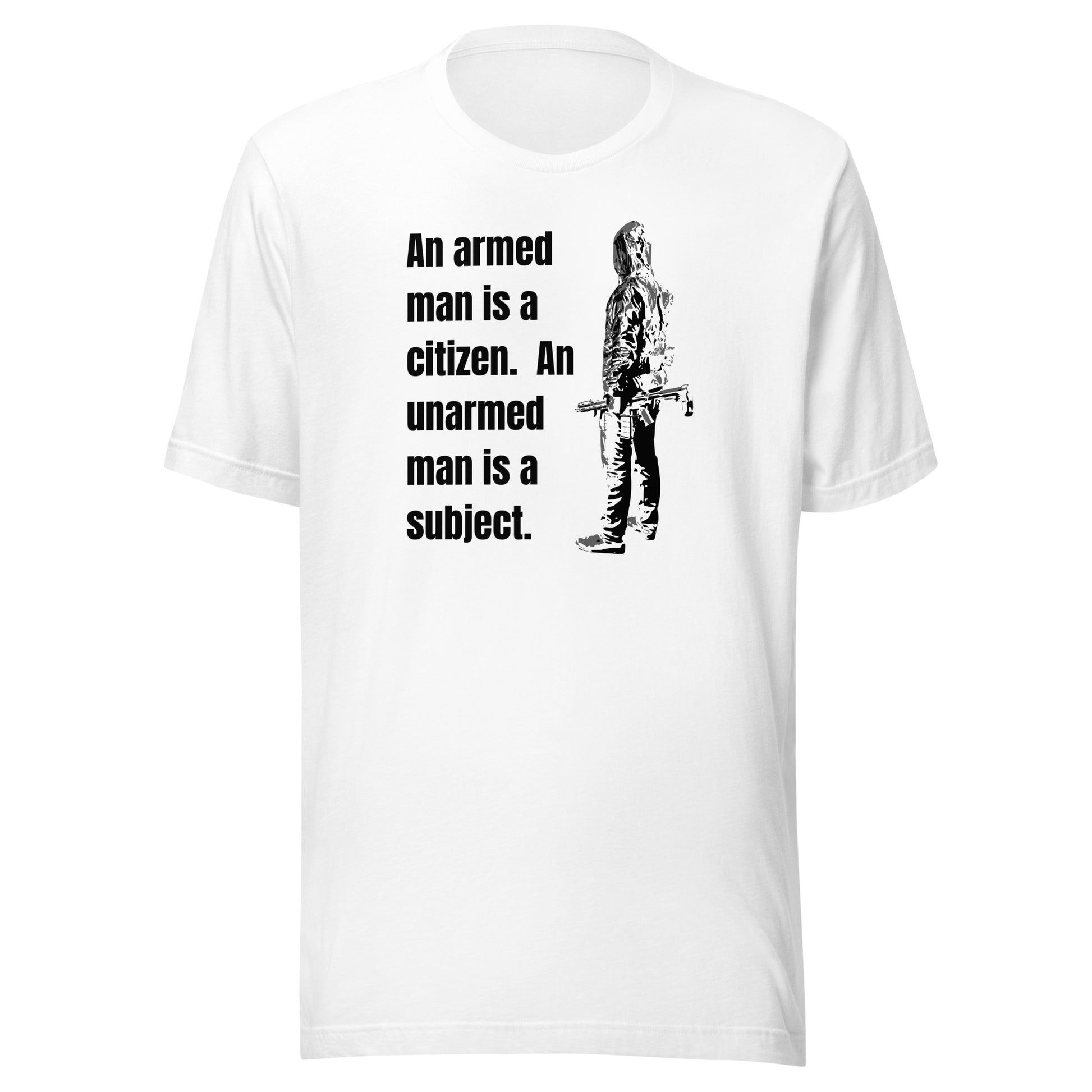 Citizen, not Subject 2nd Amendment T-Shirt White