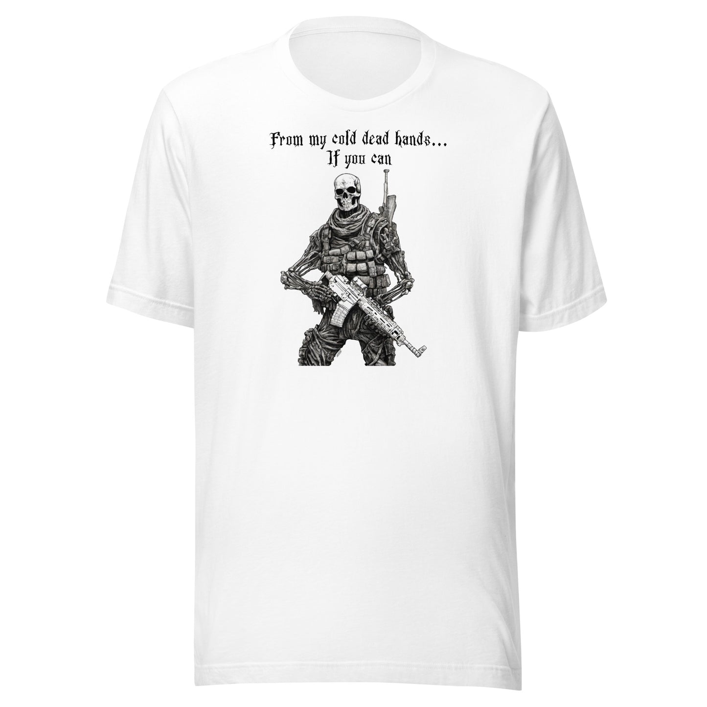 From My Cold Dead Hands Men's Graphic T-Shirt White
