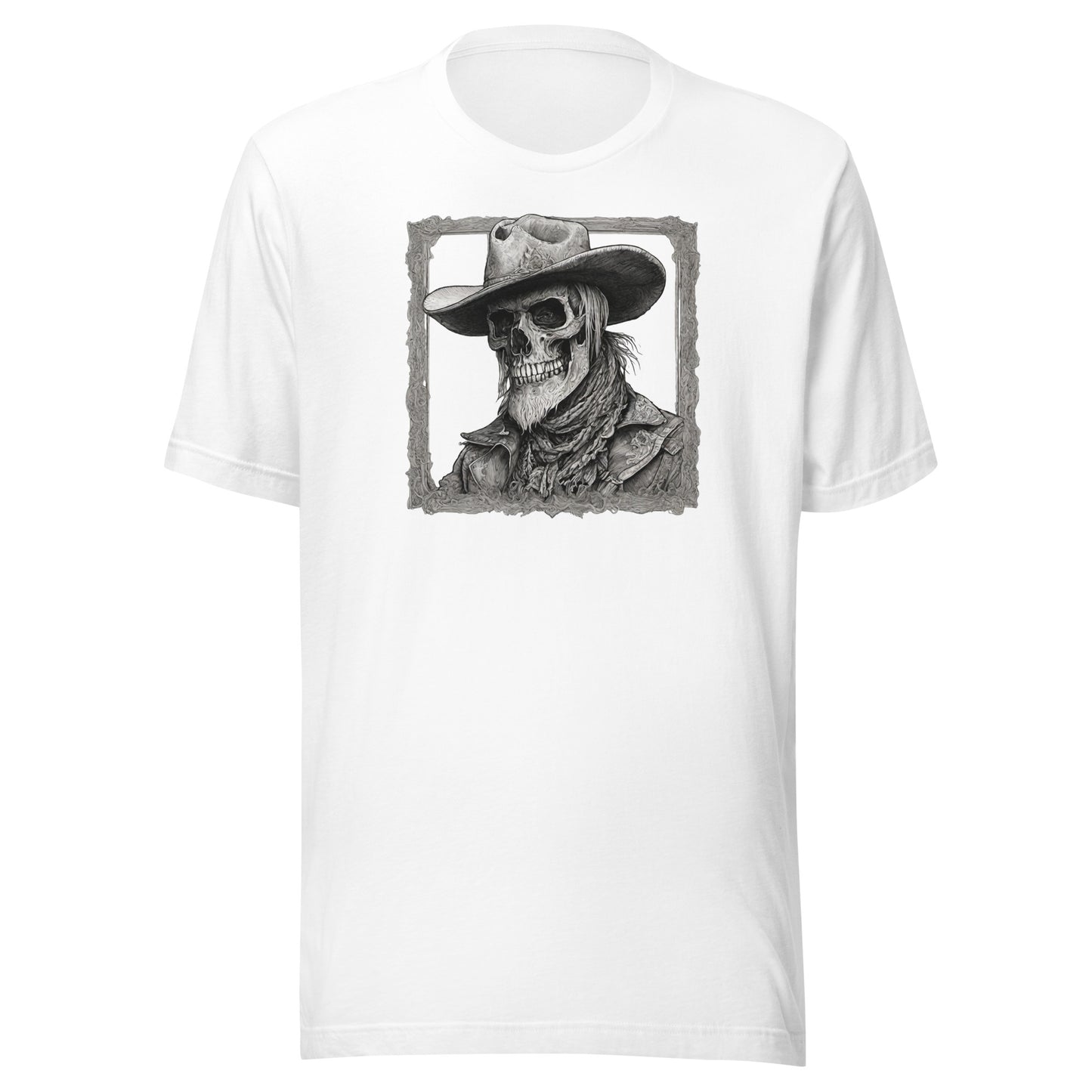 Cowboy Reaper Men's Graphic T-Shirt White