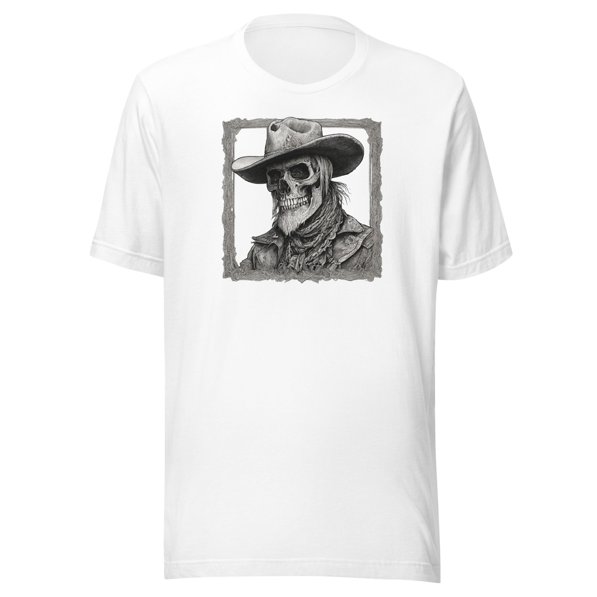 Cowboy Reaper Men's Graphic T-Shirt White