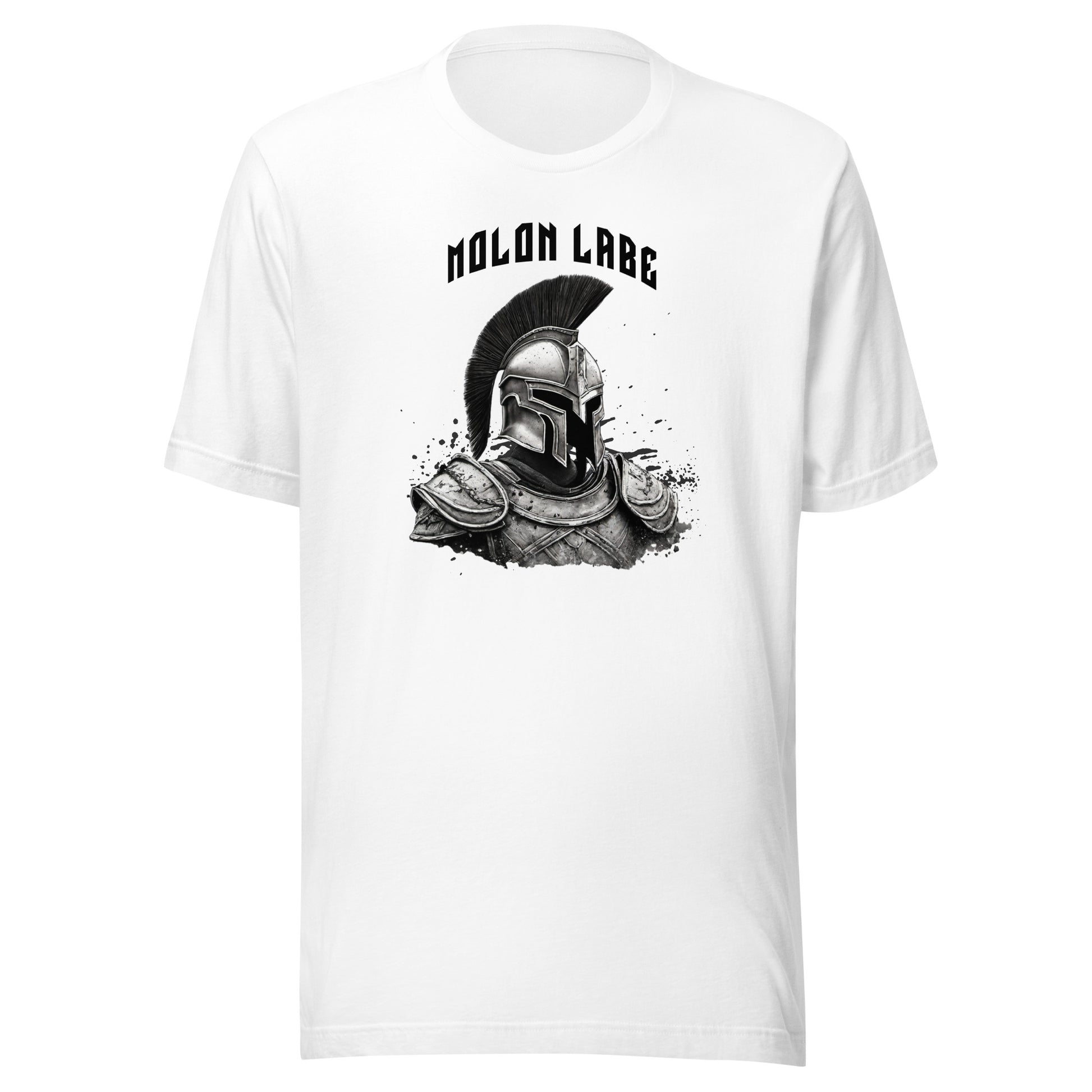 Molon Labe Spartan Graphic Men's T-Shirt White