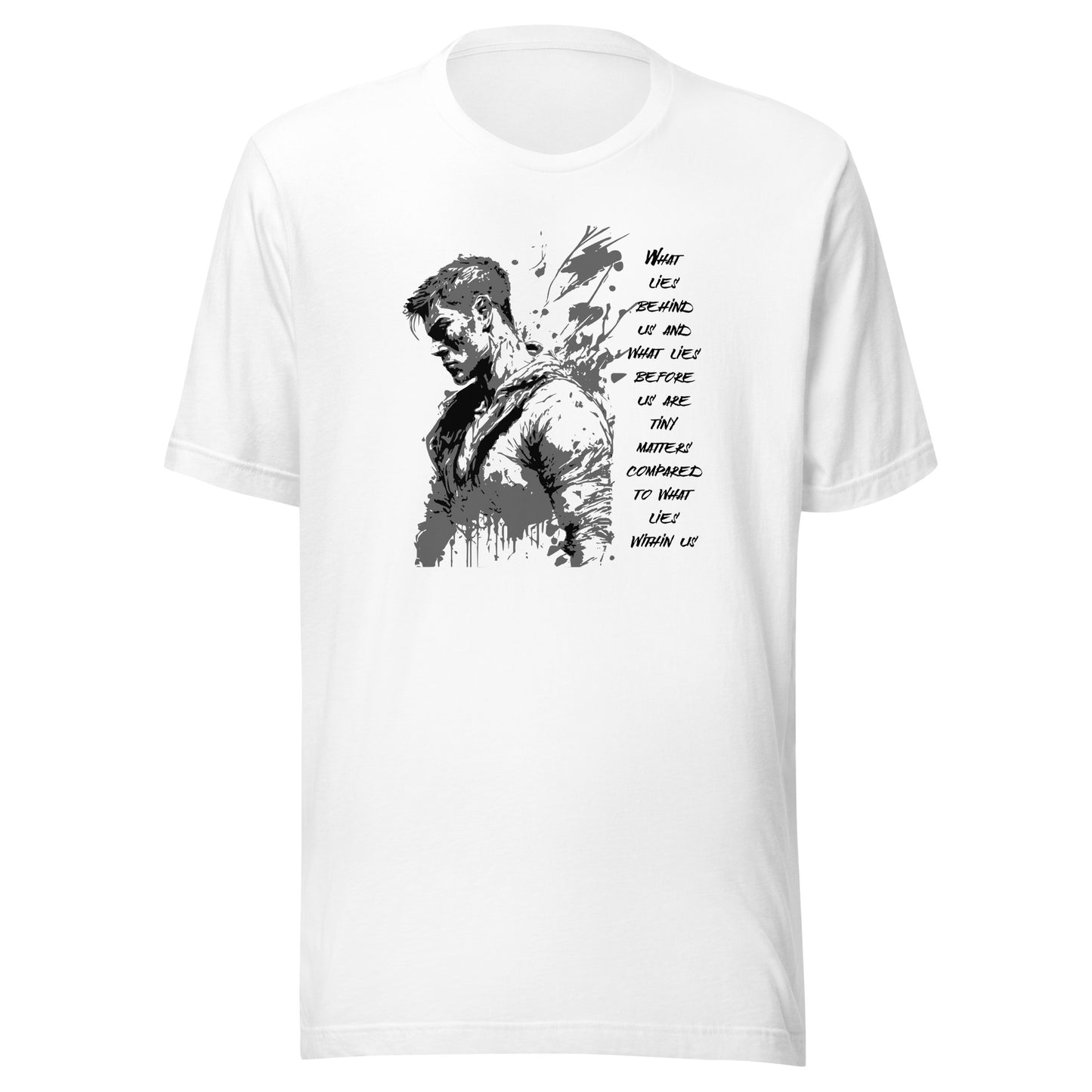 What Lies Within Us Men's Graphic T-Shirt White
