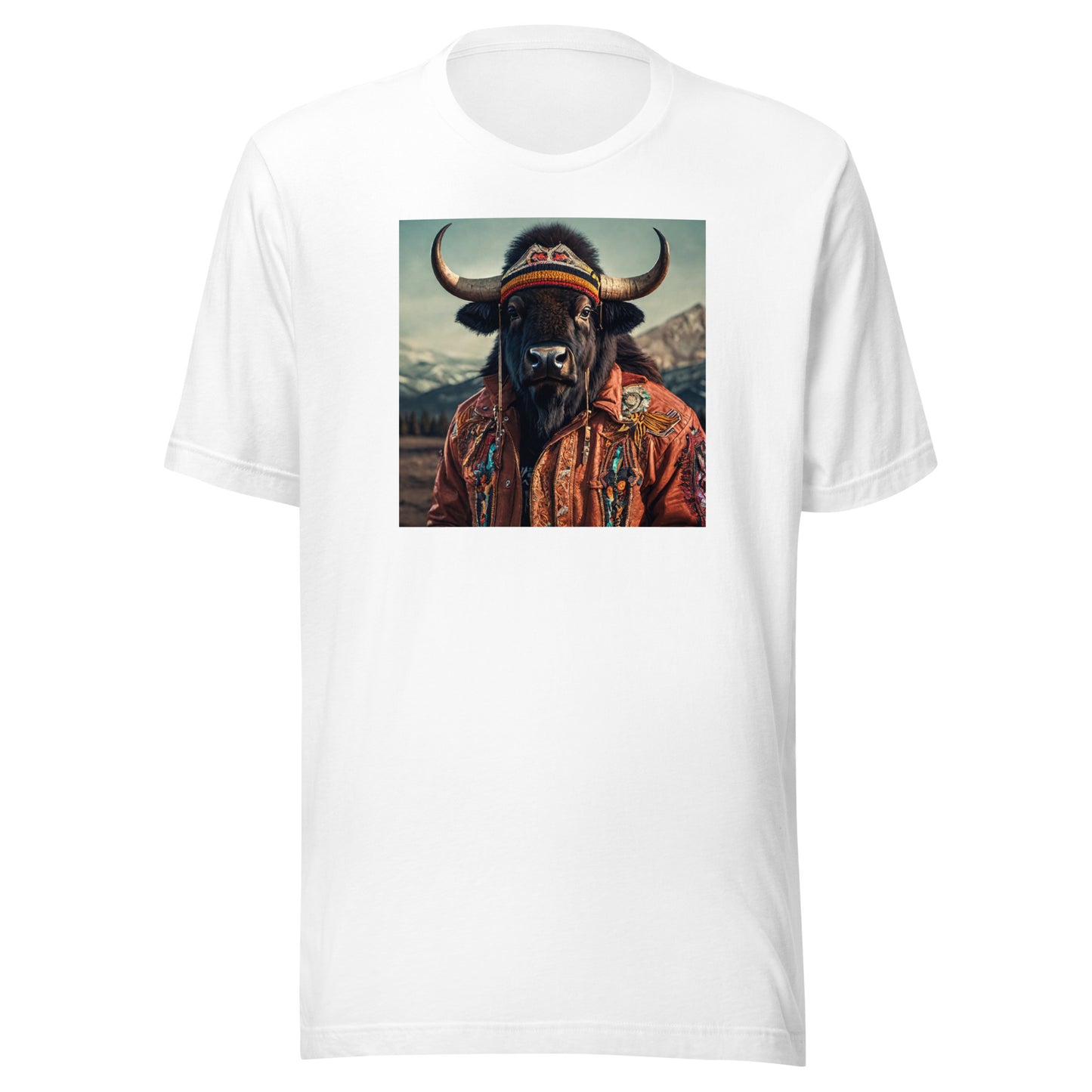 Wild Buffalo Men's Graphic T-Shirt White