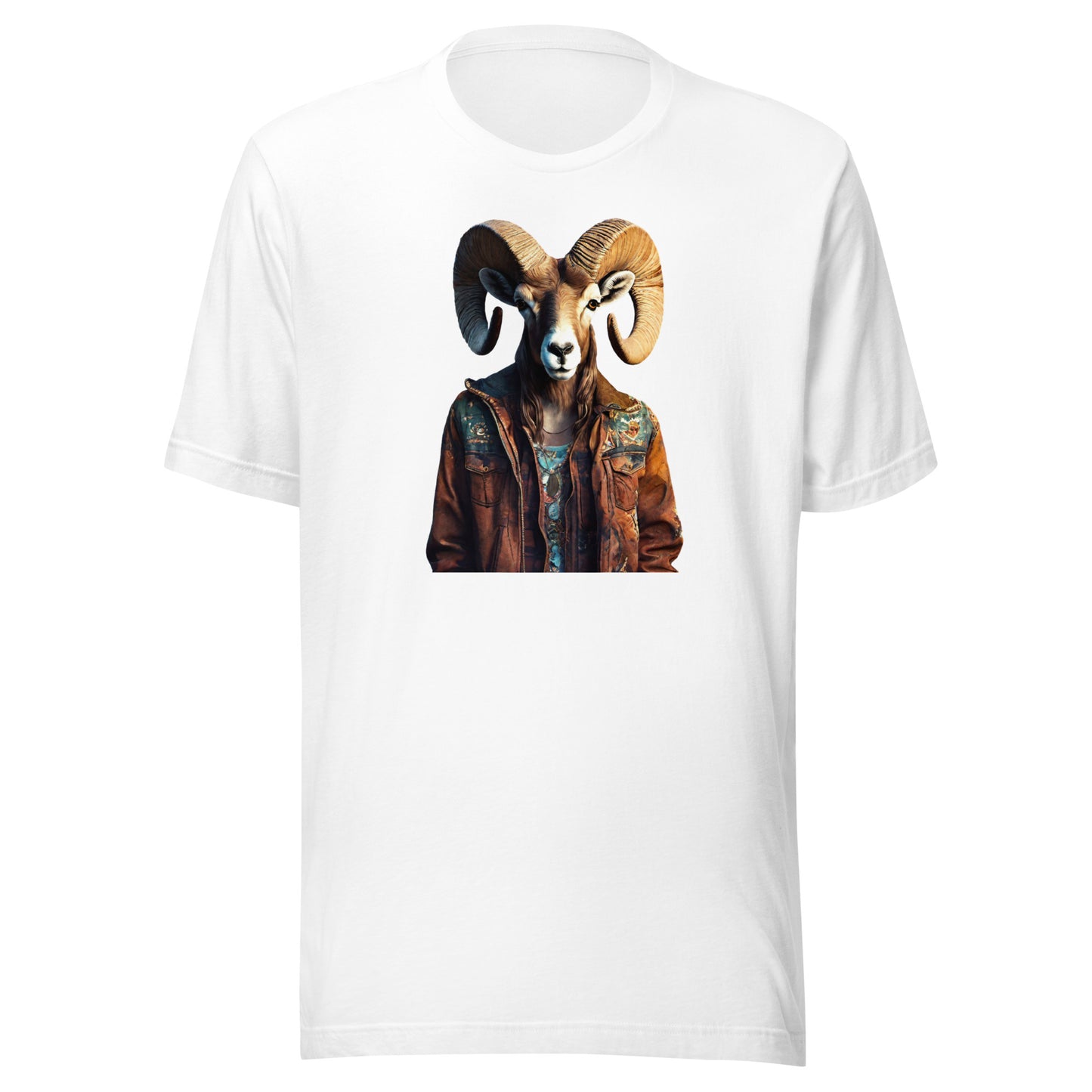 Bighorn Sheep Graphic T-Shirt White