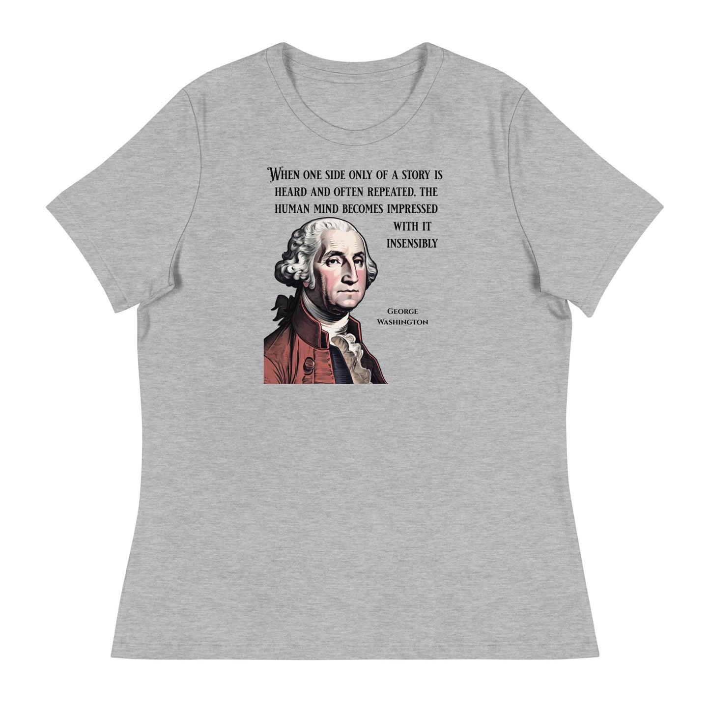 Washington's Wisdom Women's T-Shirt Athletic Heather
