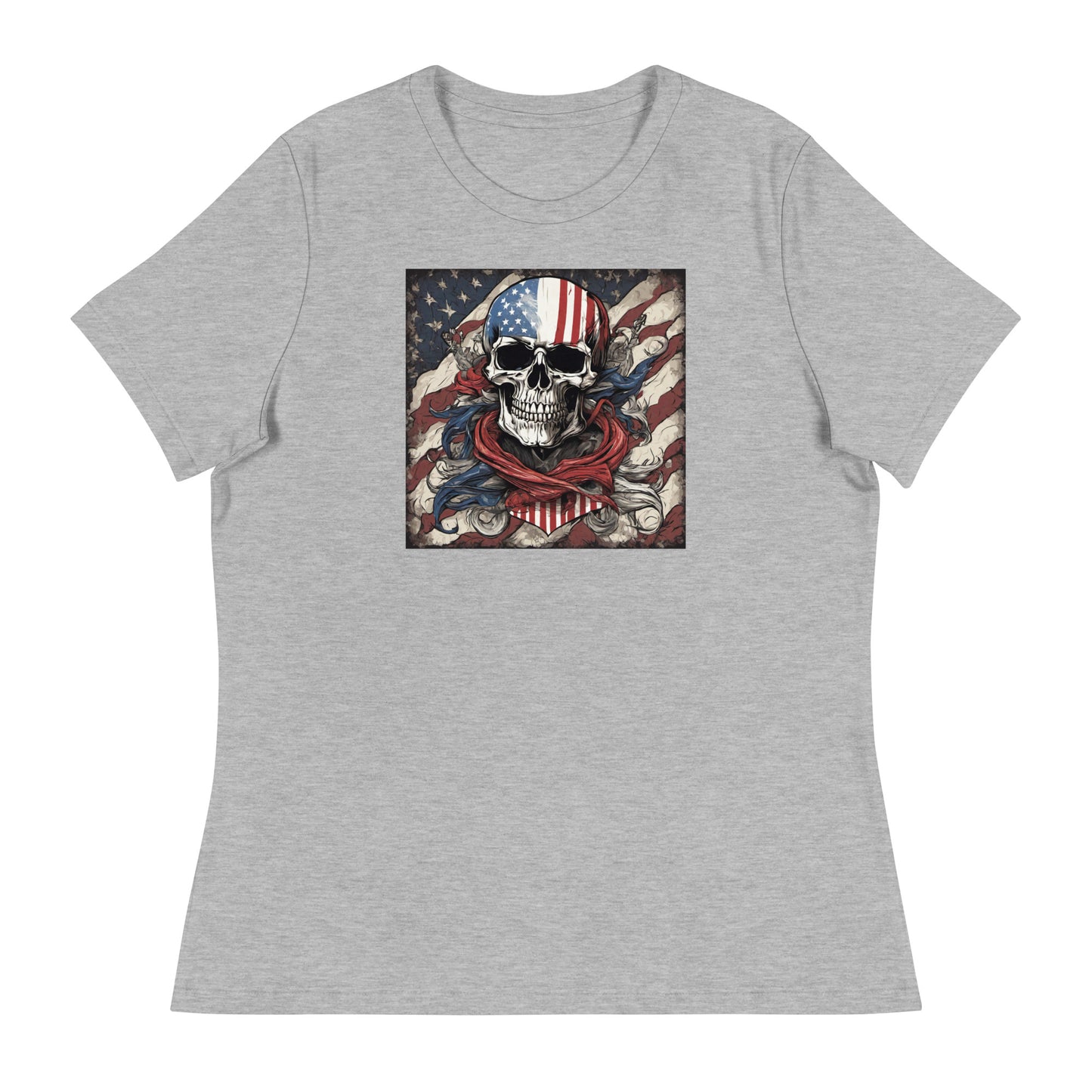 Red, White, & Blue Swashbuckler Women's T-Shirt Athletic Heather