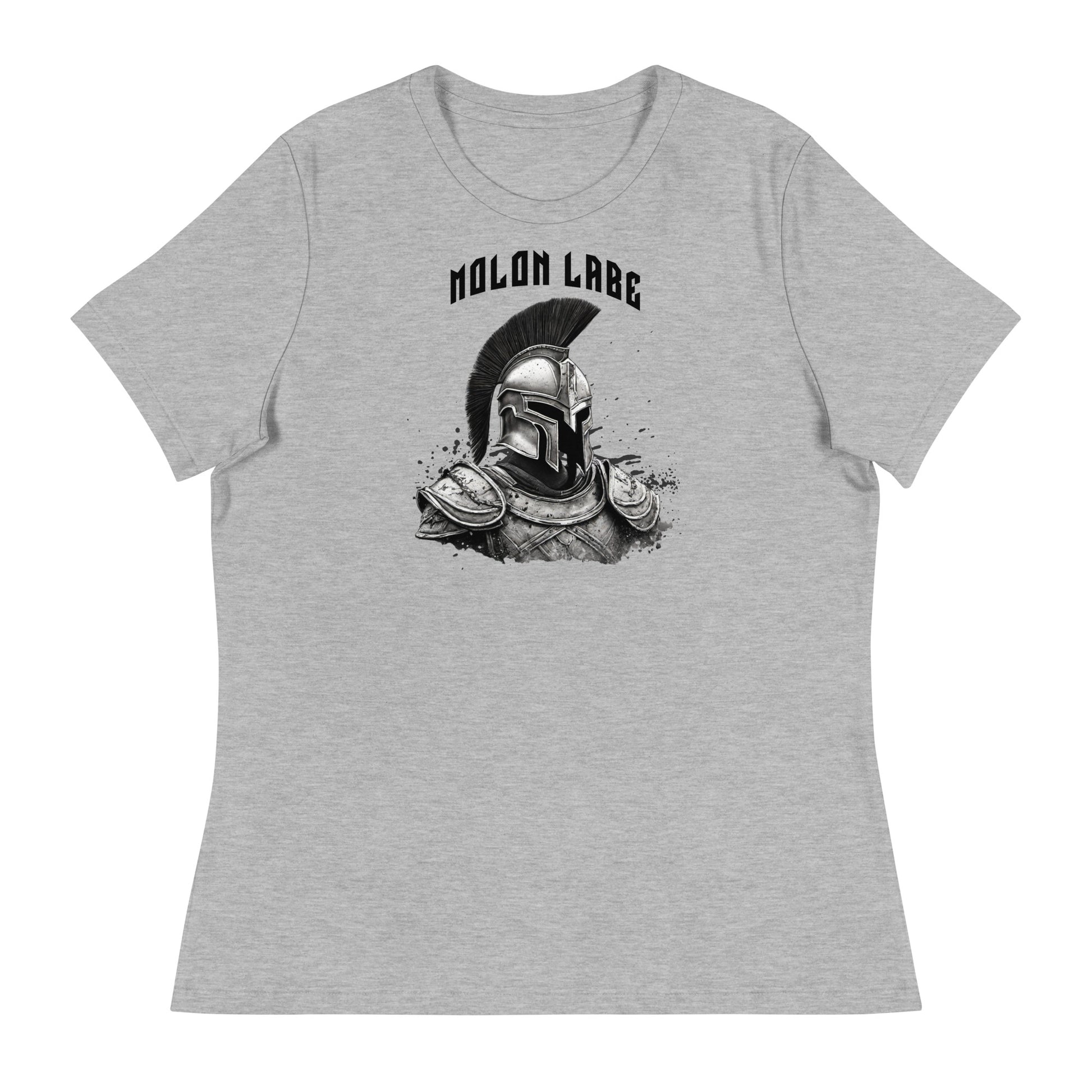 Molon Labe Spartan Women's Graphic T-Shirt Athletic Heather