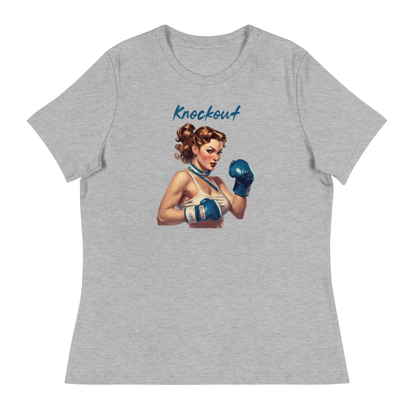 Knockout Women's T-Shirt Athletic Heather