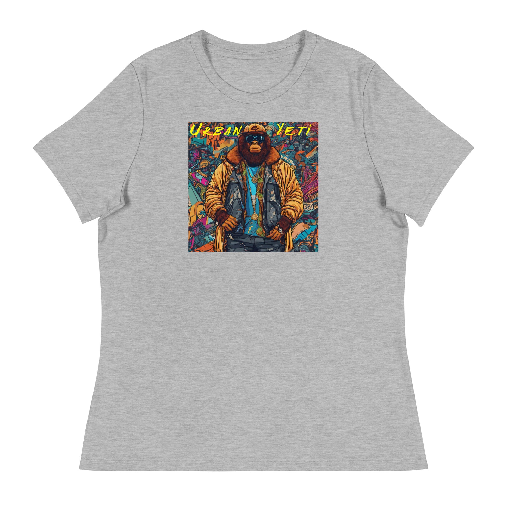 Bigfoot: The Urban Yeti Women's T-Shirt Athletic Heather