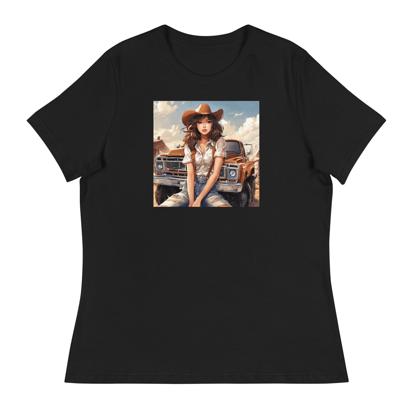 Cowgirl Cutie Women's Graphic T-Shirt Black