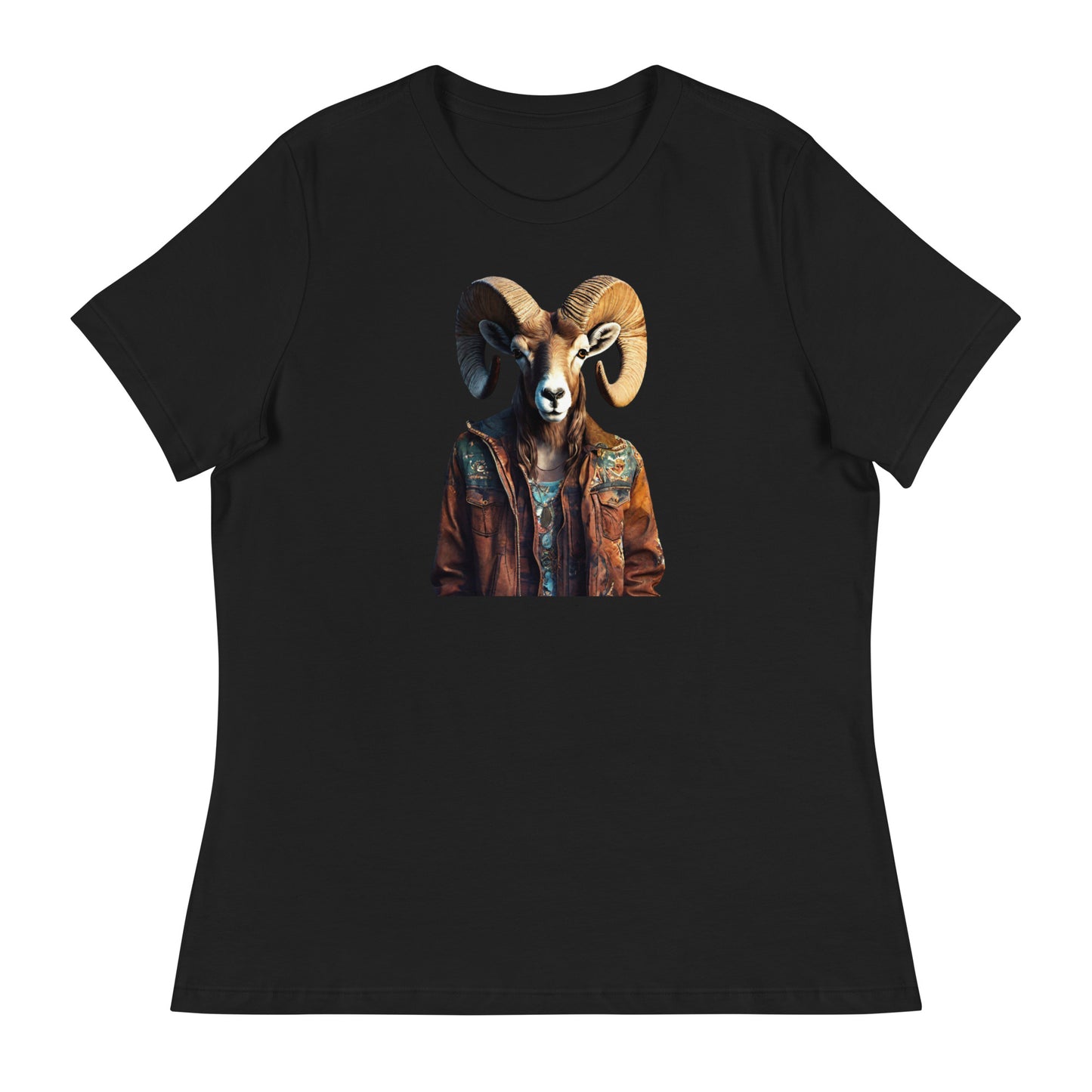 Bighorn Sheep Women's T-Shirt Black