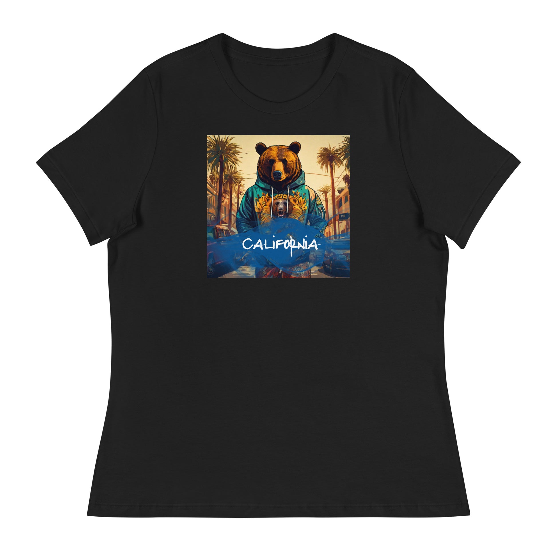 California Bear Women's T-Shirt Black