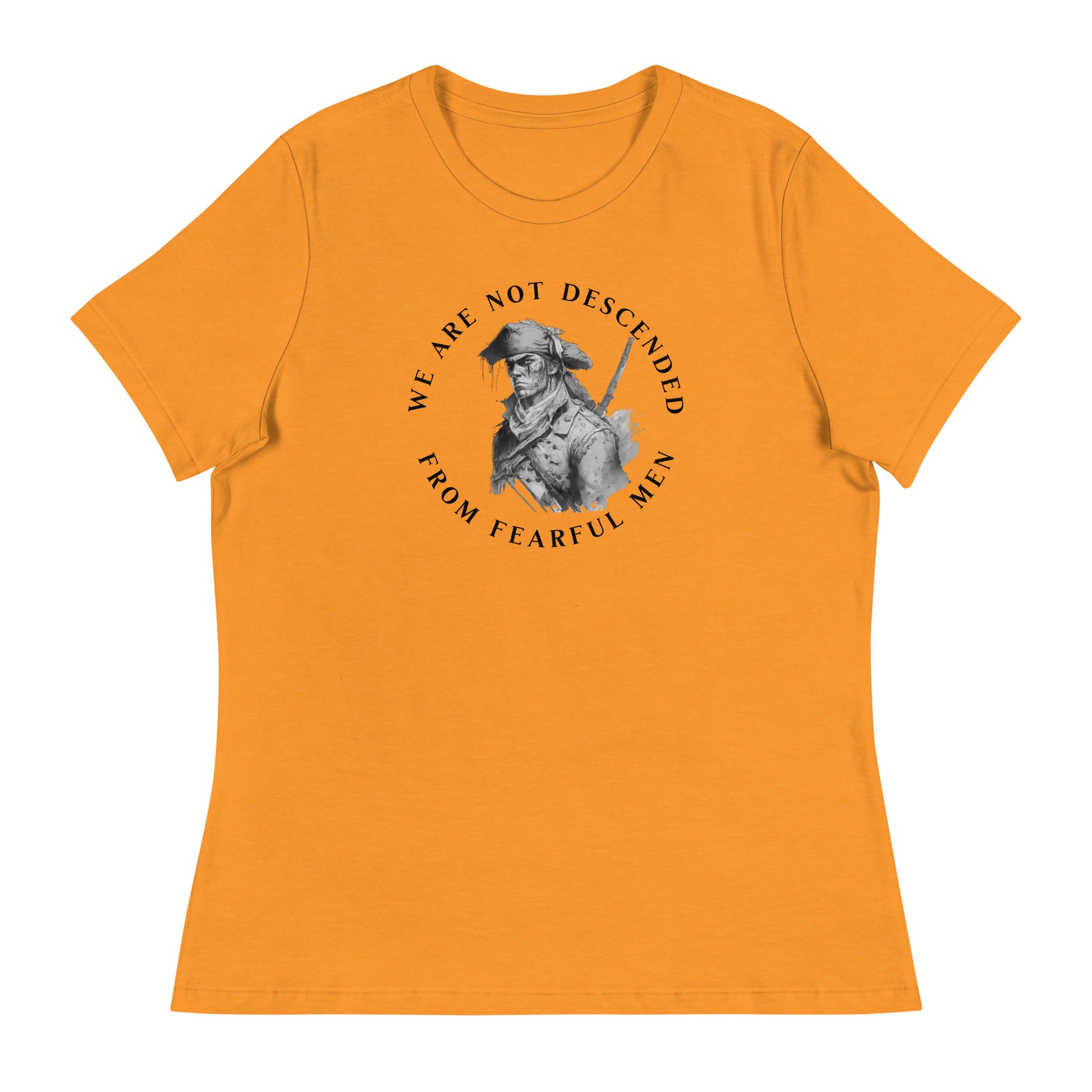 Fearless Patriot Women's T-Shirt Heather Marmalade