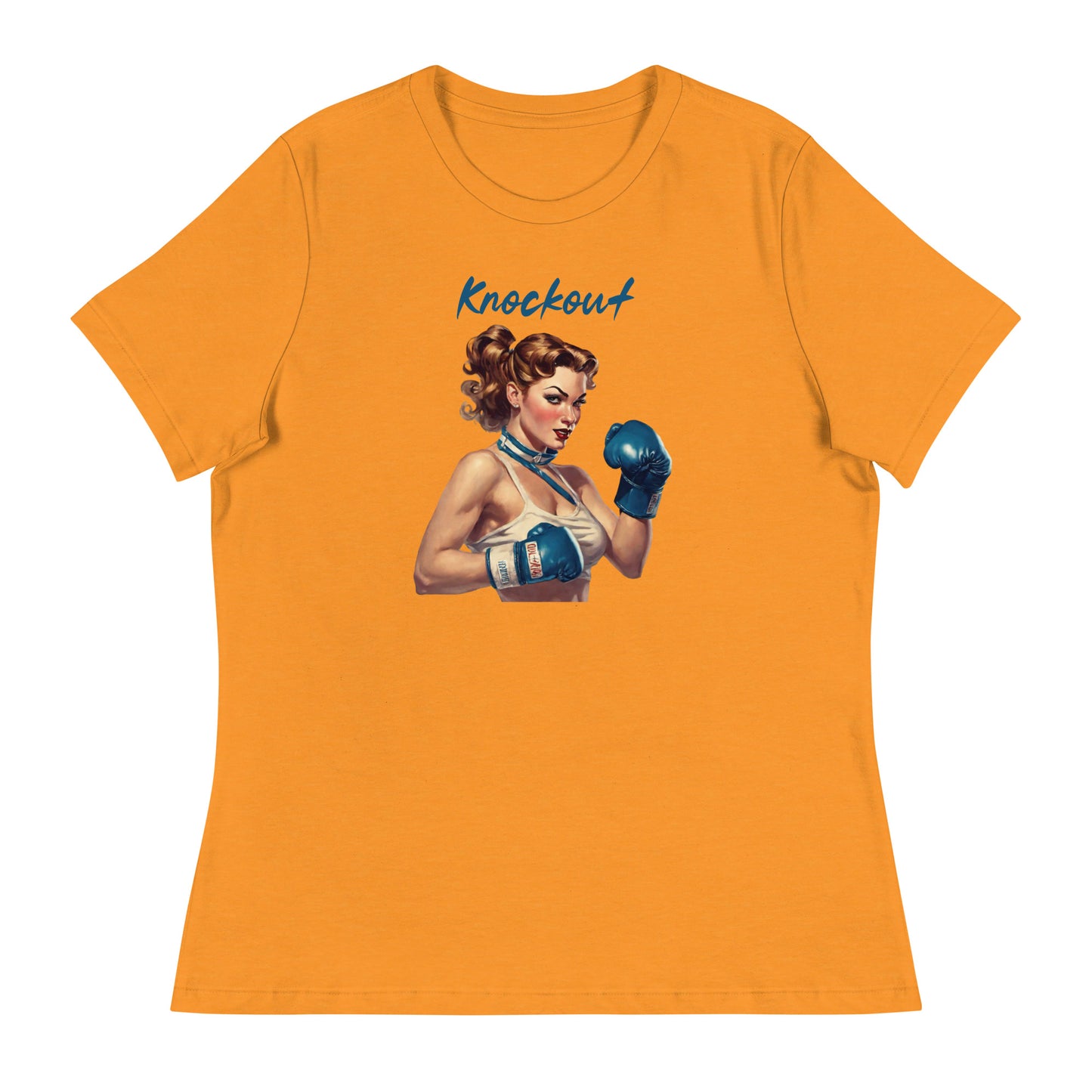 Knockout Women's T-Shirt Heather Marmalade