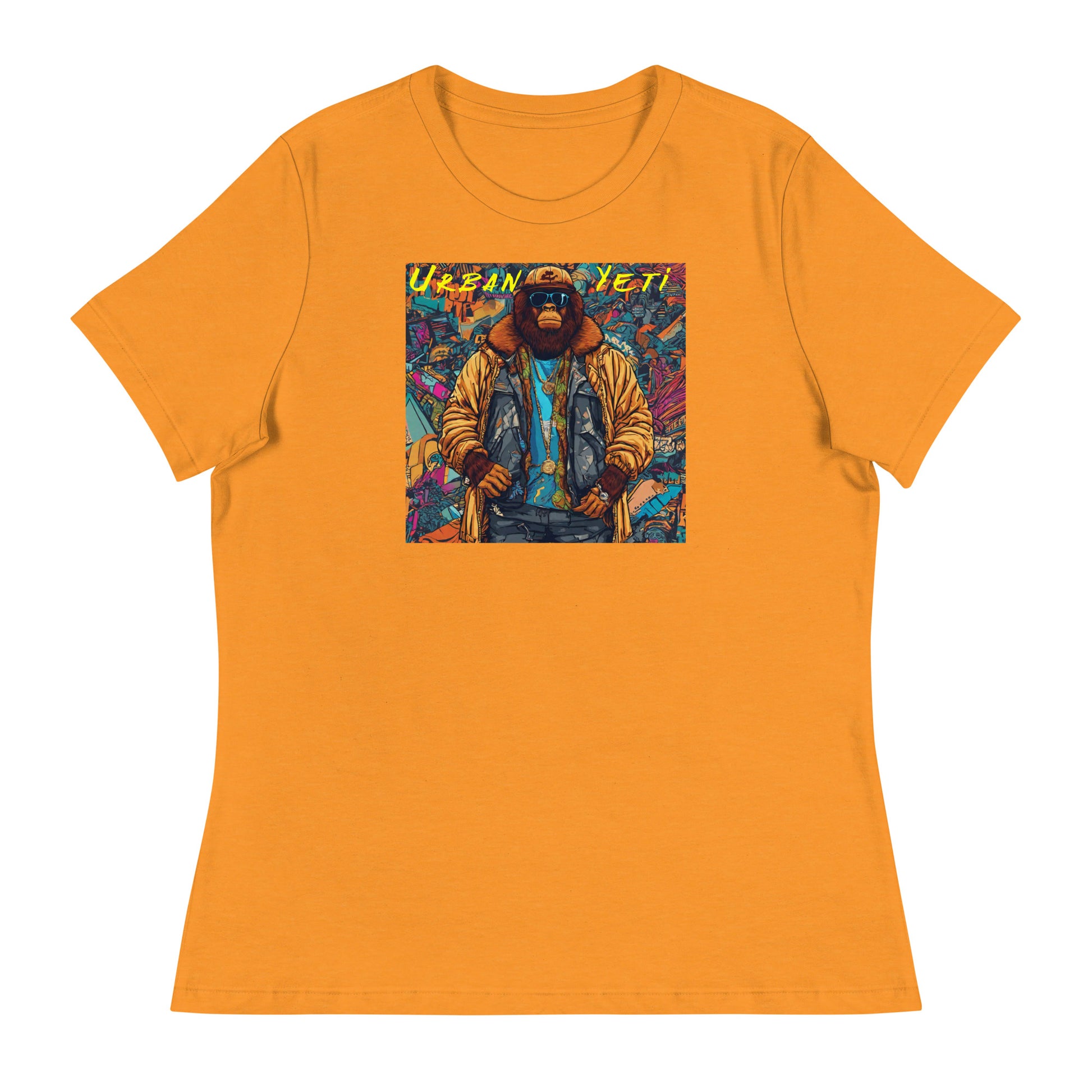 Bigfoot: The Urban Yeti Women's T-Shirt Heather Marmalade
