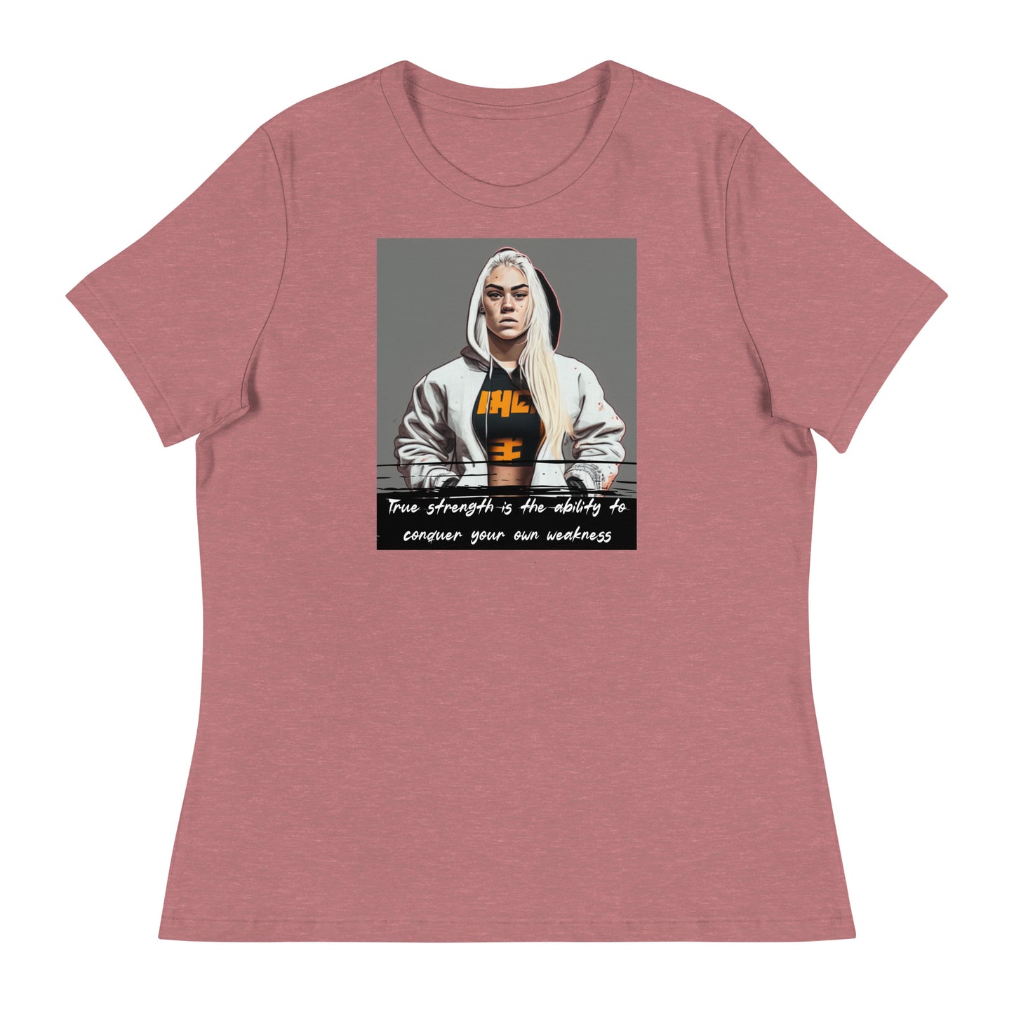True Strength Women's Graphic T-Shirt Heather Mauve