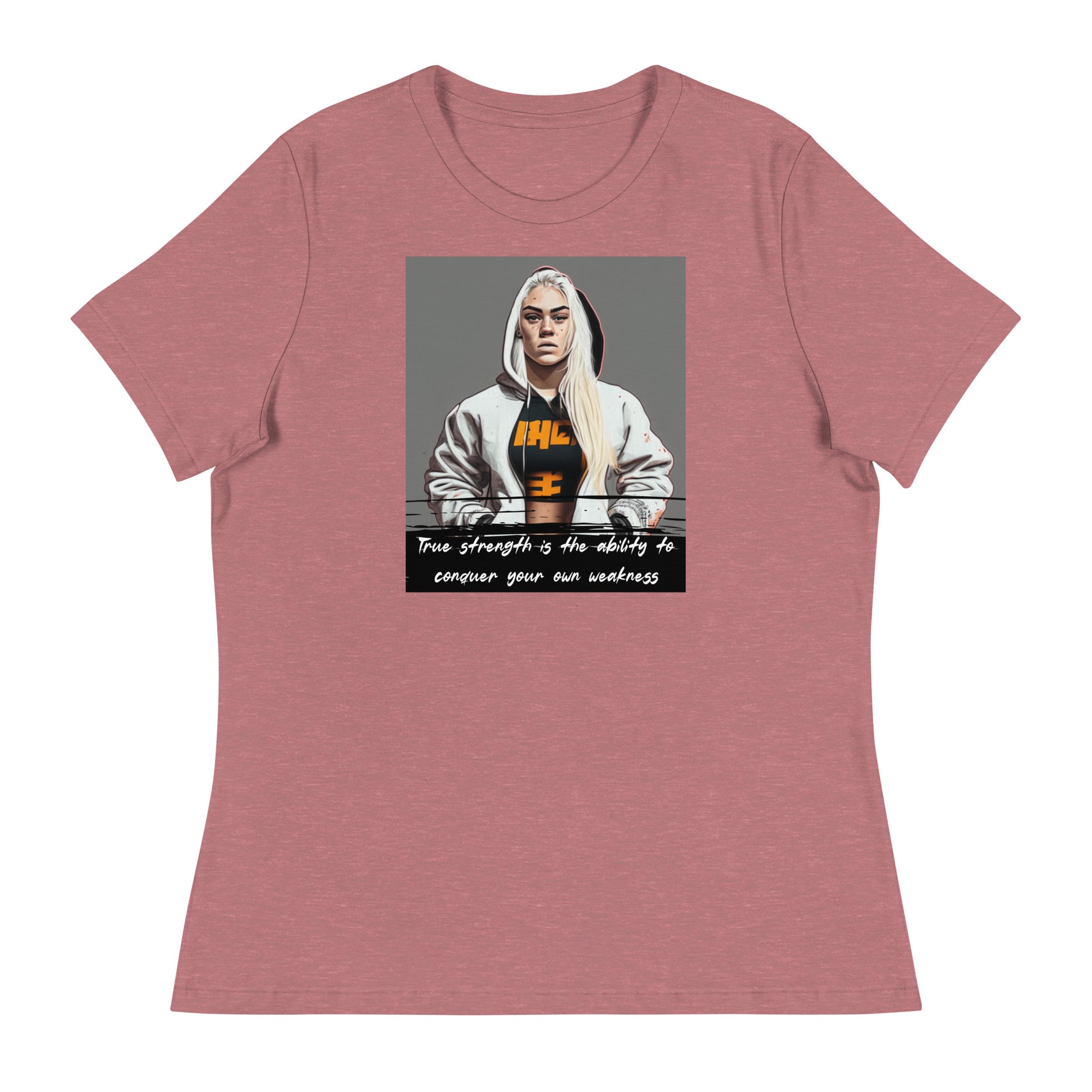 True Strength Women's Graphic T-Shirt Heather Mauve