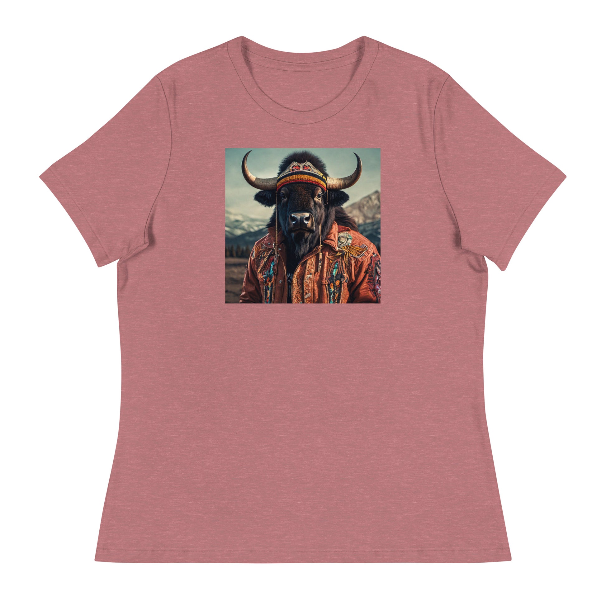 Wild Buffalo Women's Graphic T-Shirt Heather Mauve
