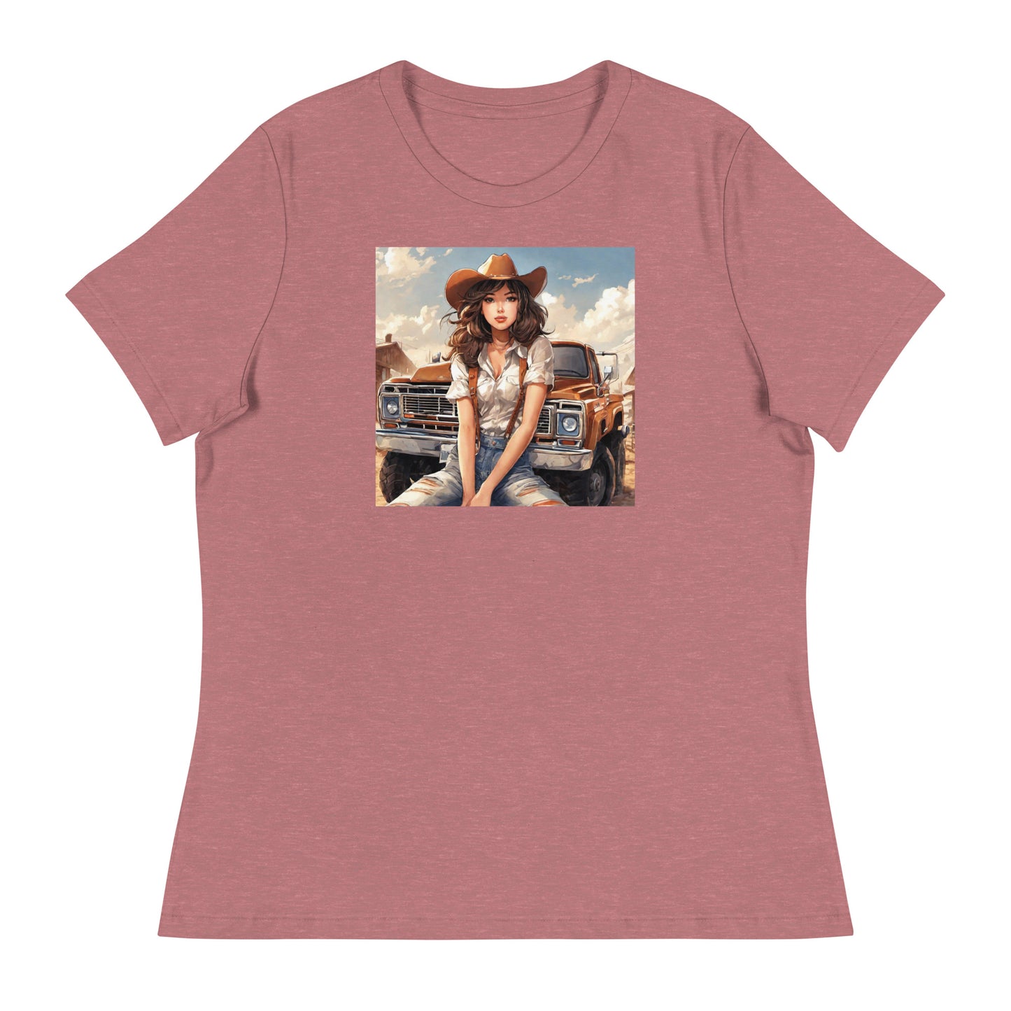 Cowgirl Cutie Women's Graphic T-Shirt Heather Mauve