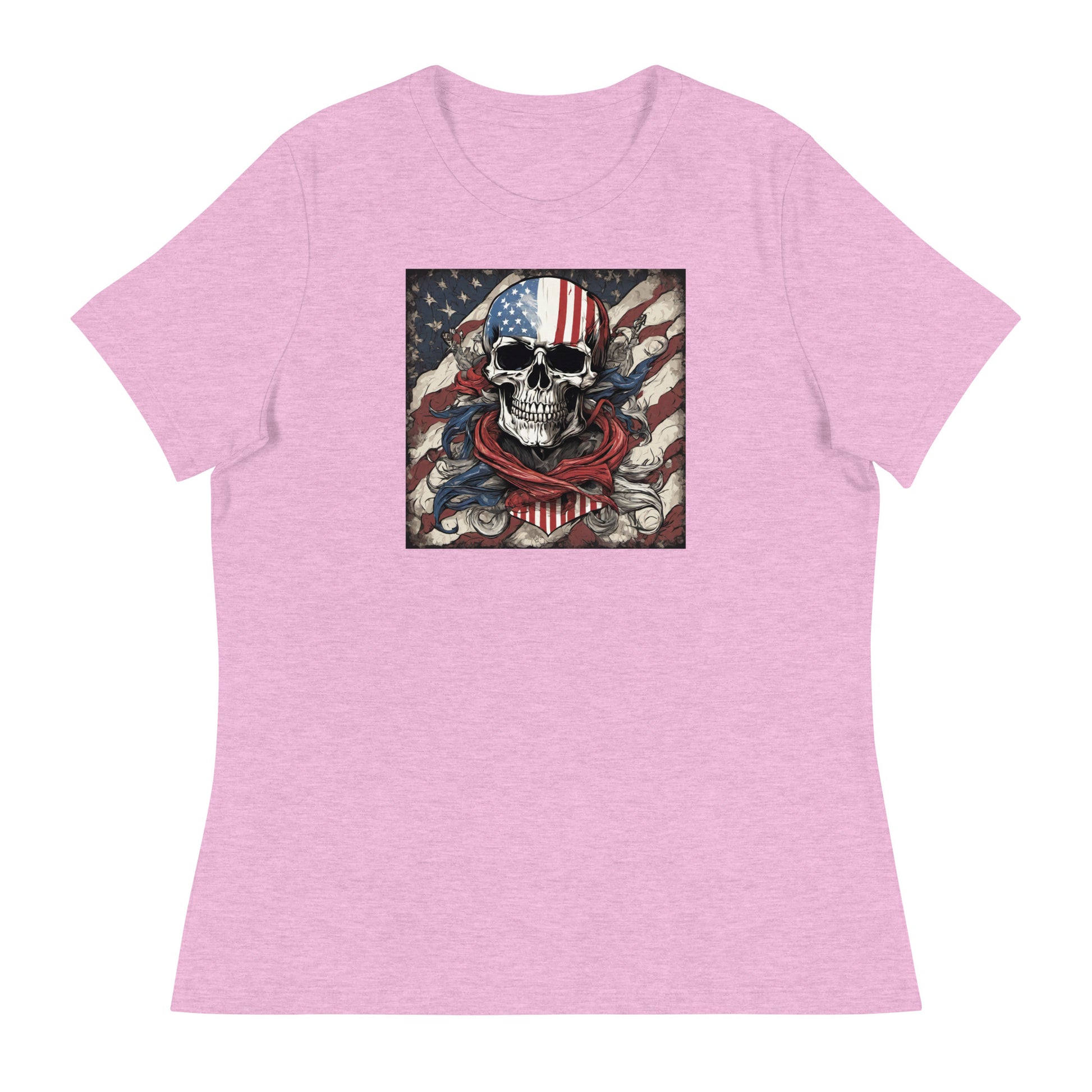 Red, White, & Blue Swashbuckler Women's T-Shirt Heather Prism Lilac