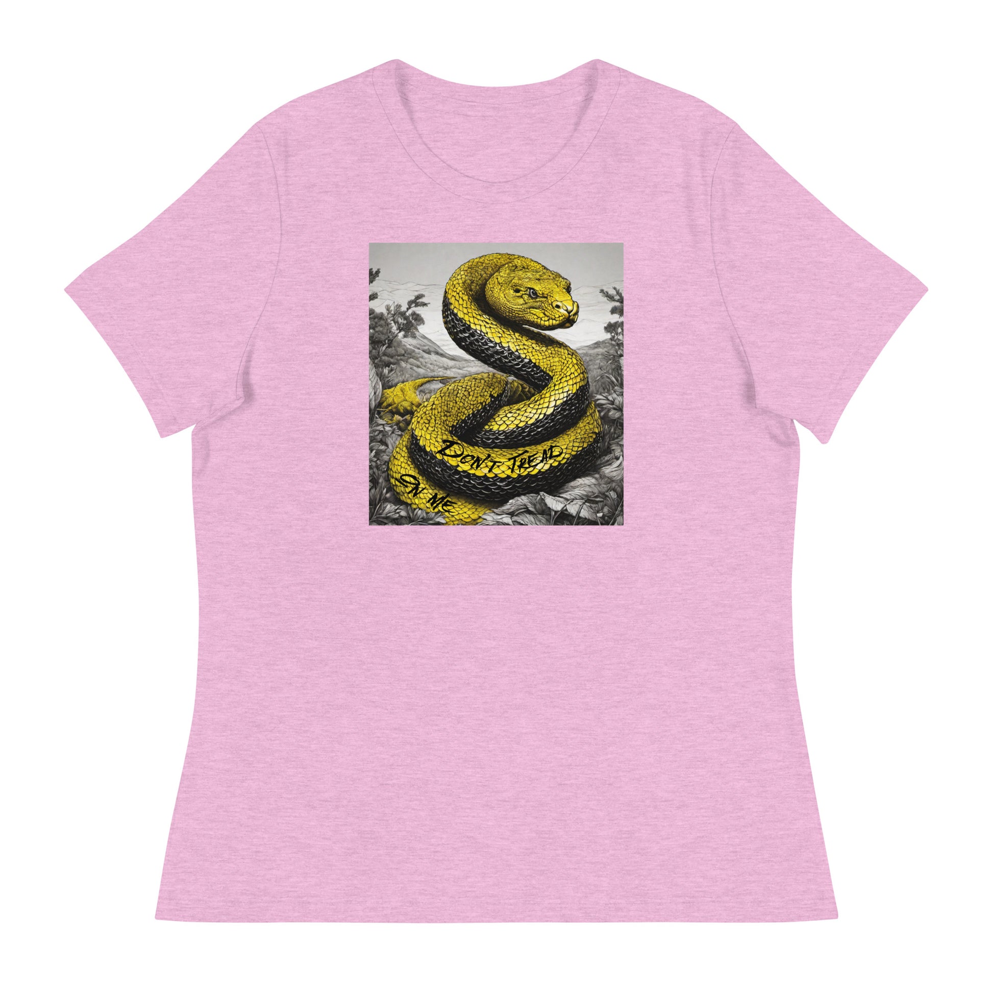 Don't Tread On Me Women's T-Shirt Heather Prism Lilac