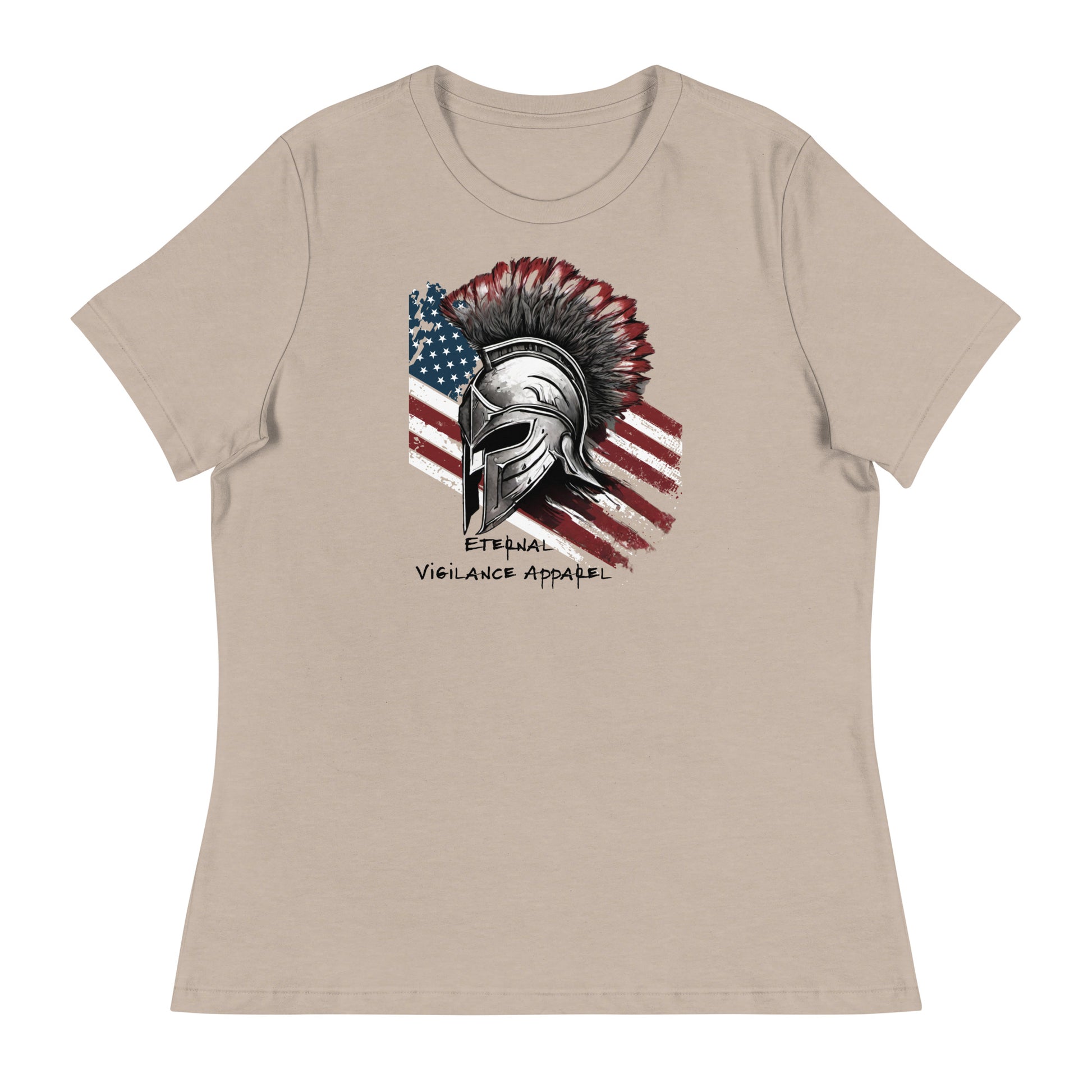 Eternal Vigilance Spartan Women's T-Shirt Heather Stone