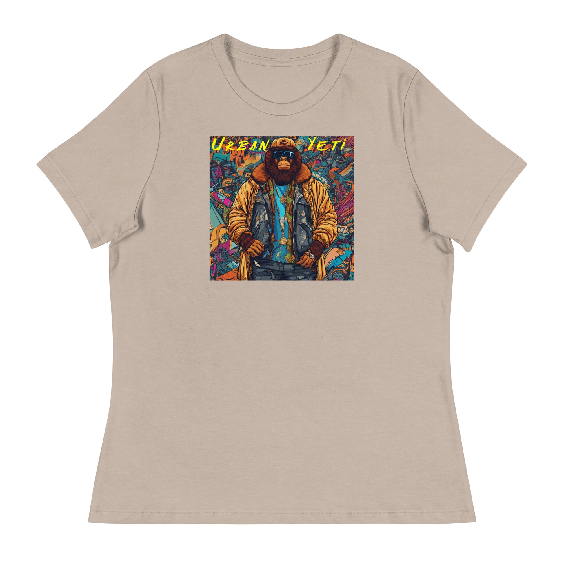 Bigfoot: The Urban Yeti Women's T-Shirt Heather Stone