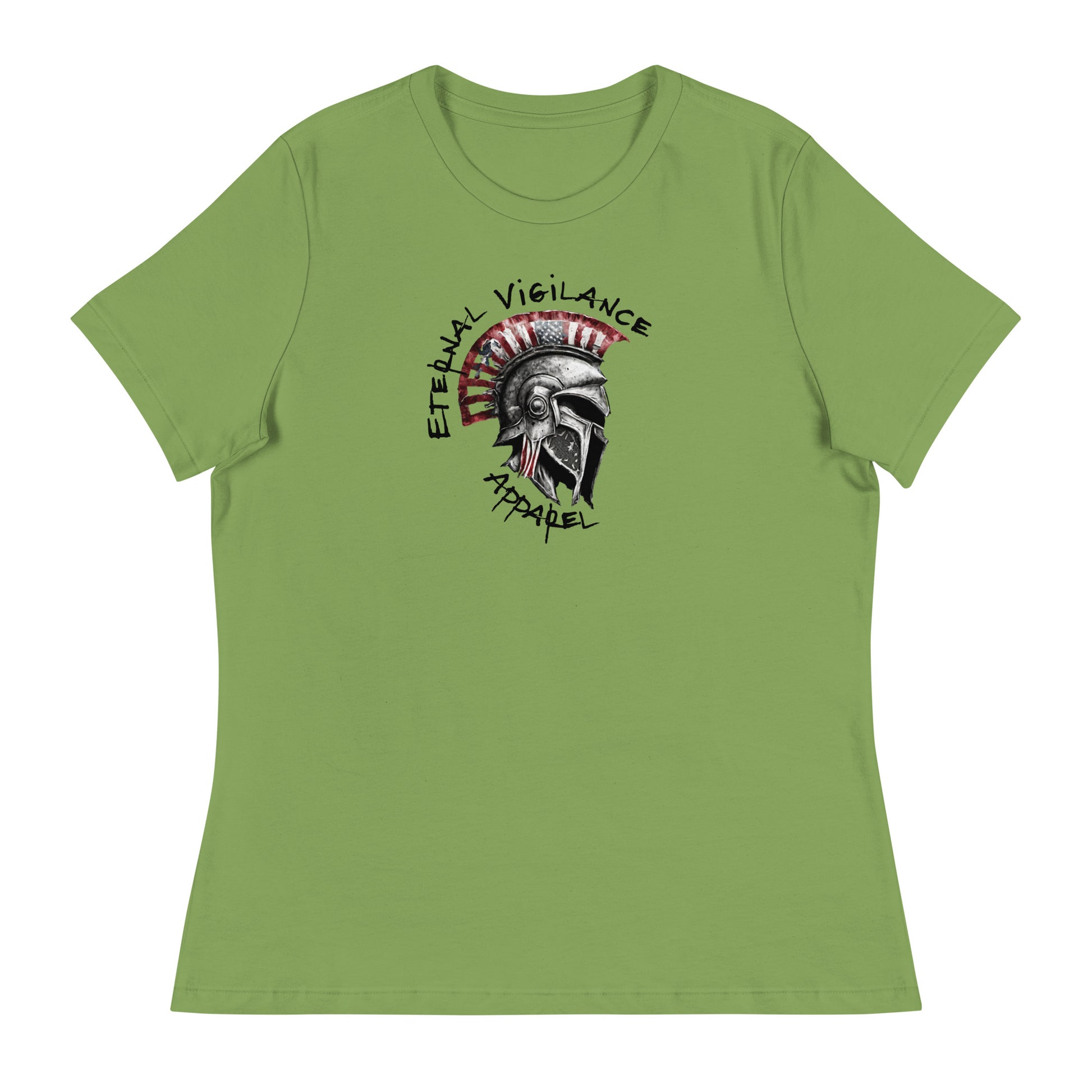 Eternal Vigilance Spartan Logo Women's T-Shirt Leaf