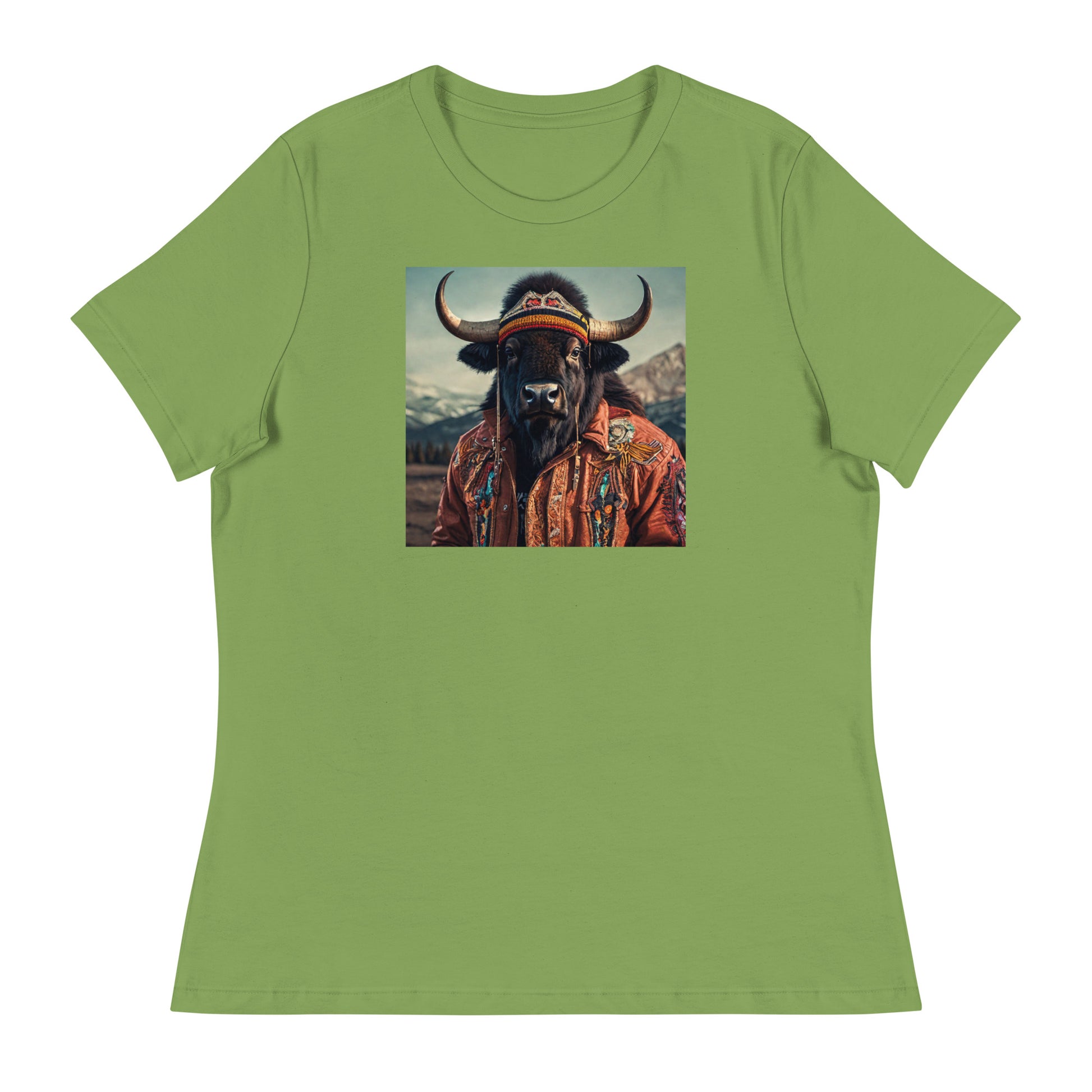 Wild Buffalo Women's Graphic T-Shirt Leaf