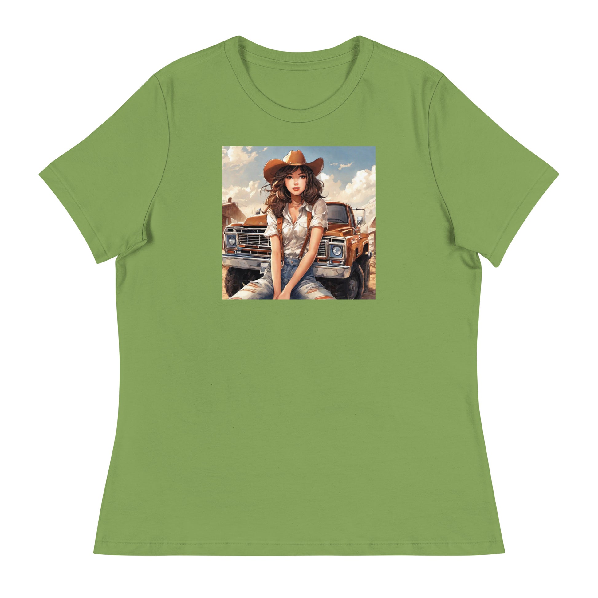 Cowgirl Cutie Women's Graphic T-Shirt Leaf